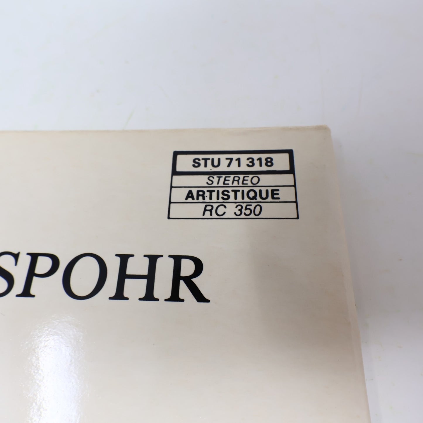 Spohr Pierre Amoyal Marielle Nordmann Concerto Violon Harpe #8 Record STU 71318