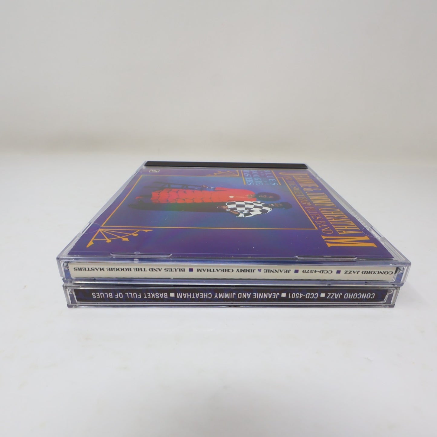 Jeannie & Jimmy Cheatham 2 CDs Lot Blues & Boogie Masters/Basket Full of Blues