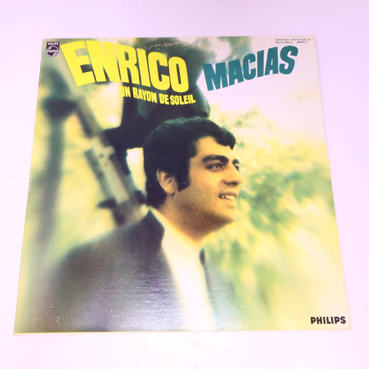 Enrico Macias - Un Rayon De Soleil 12" Record 1968 Philips French Pop 844.912