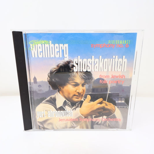 Weinberg Symphony No. 6/Shostakovich From Jewish Folk Poetry CD 1988 Classical