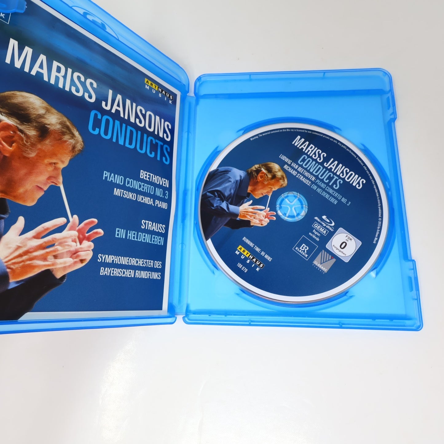 Mariss Jansons Conducts Beethoven Piano Concerto #3 & Strauss Blu-ray NTSC