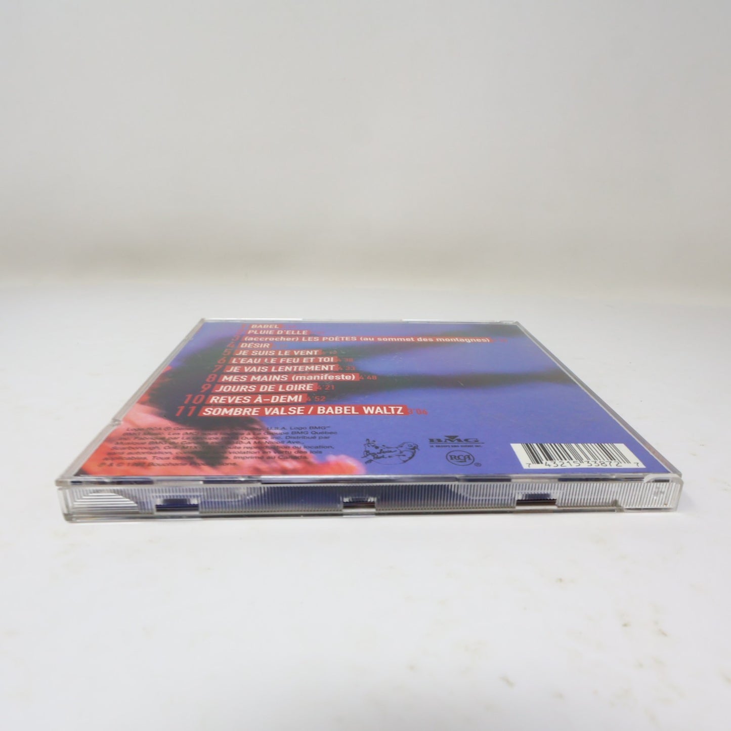 Babel CD Gabriel Yacoub RCA 1997 Rock Folk 74321-53387-2 Français