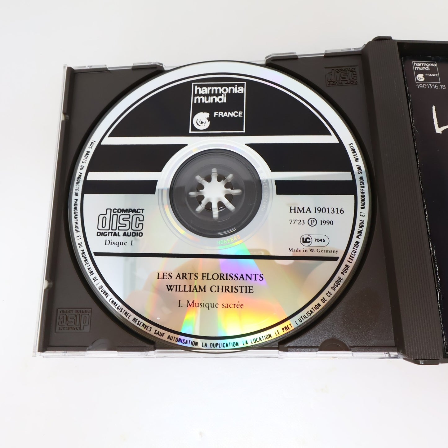 Les Arts Florissants 10 Years/10 Ans CD William Christie Opera Classical 1990