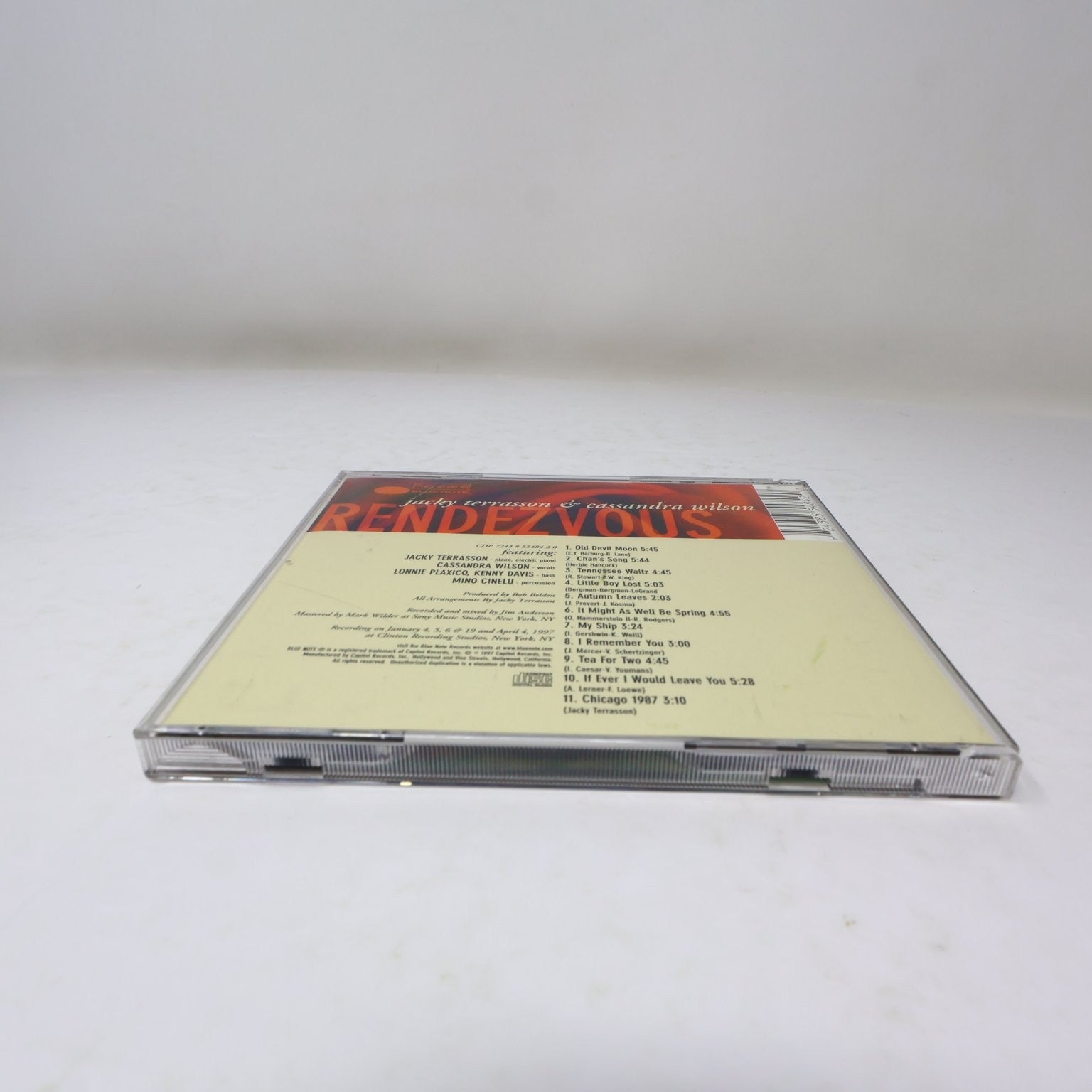 Jacky Terrasson & Cassandra Wilson Rendezvous CD 1997 Jazz Blue Note Chan's Song
