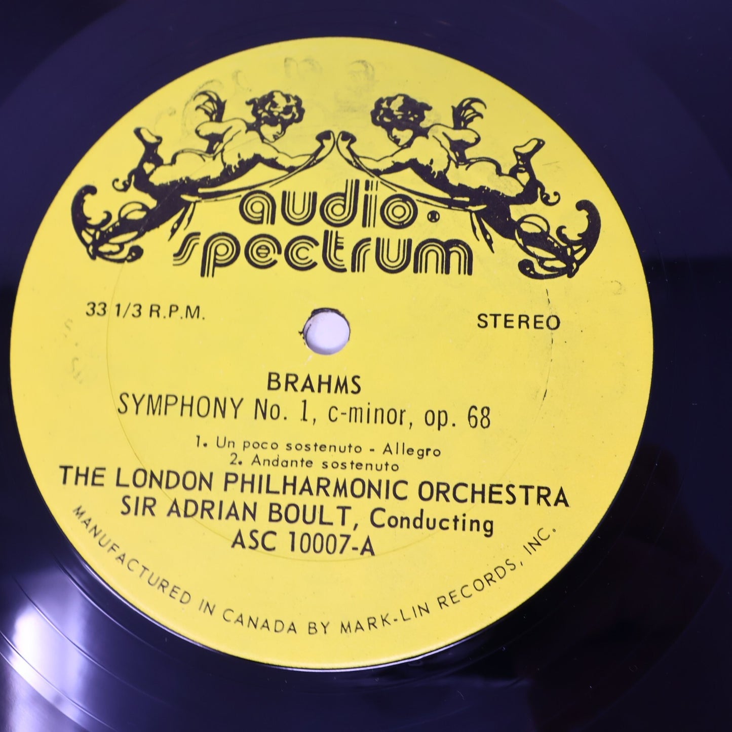 Sir Adrian Boult Johannes Brahms London Philharmonic Orchestra Record ASC-10007