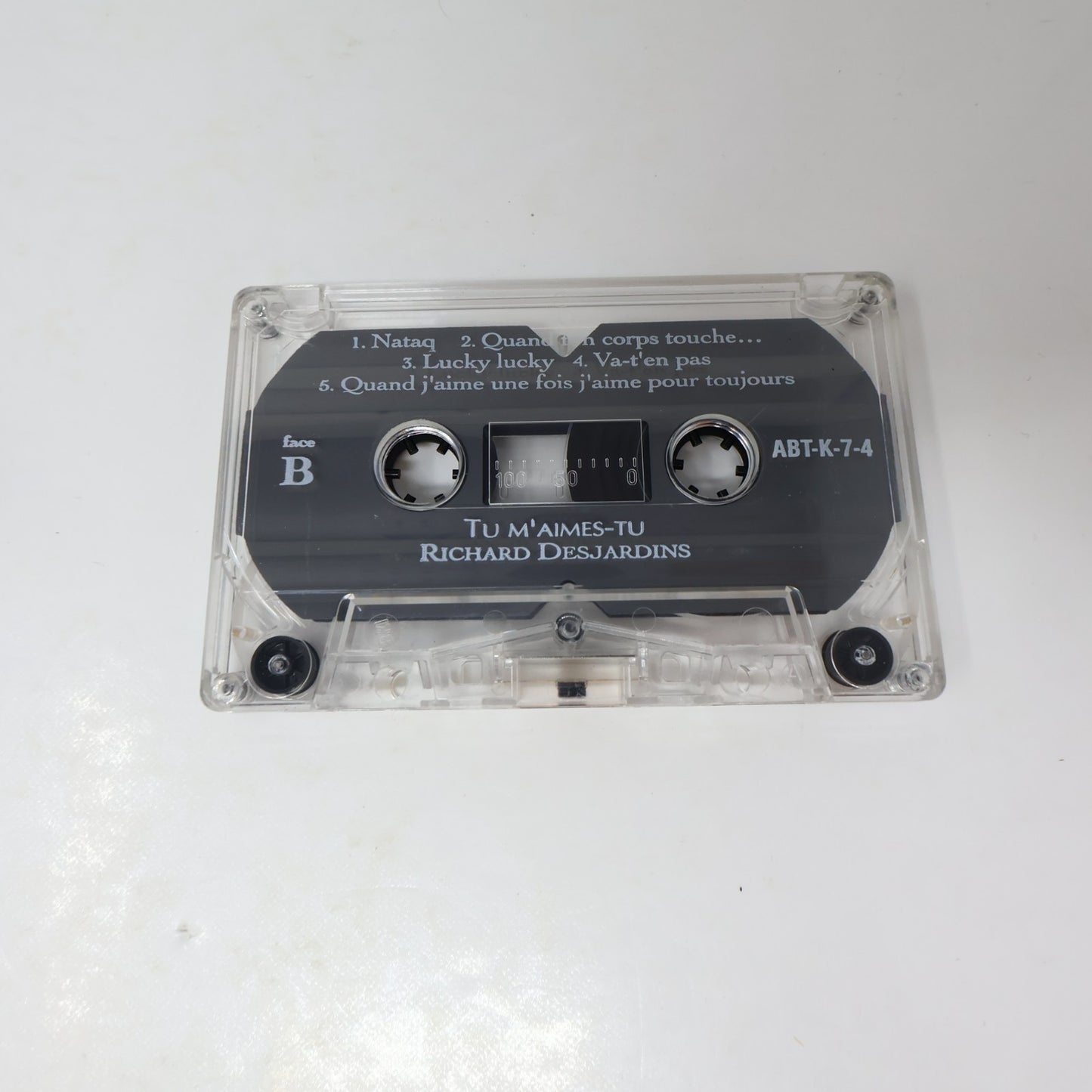 Richard Desjardins Lot 2 Cassettes Les Derniers Humains/Tu M'Aimes-Tu Québécois
