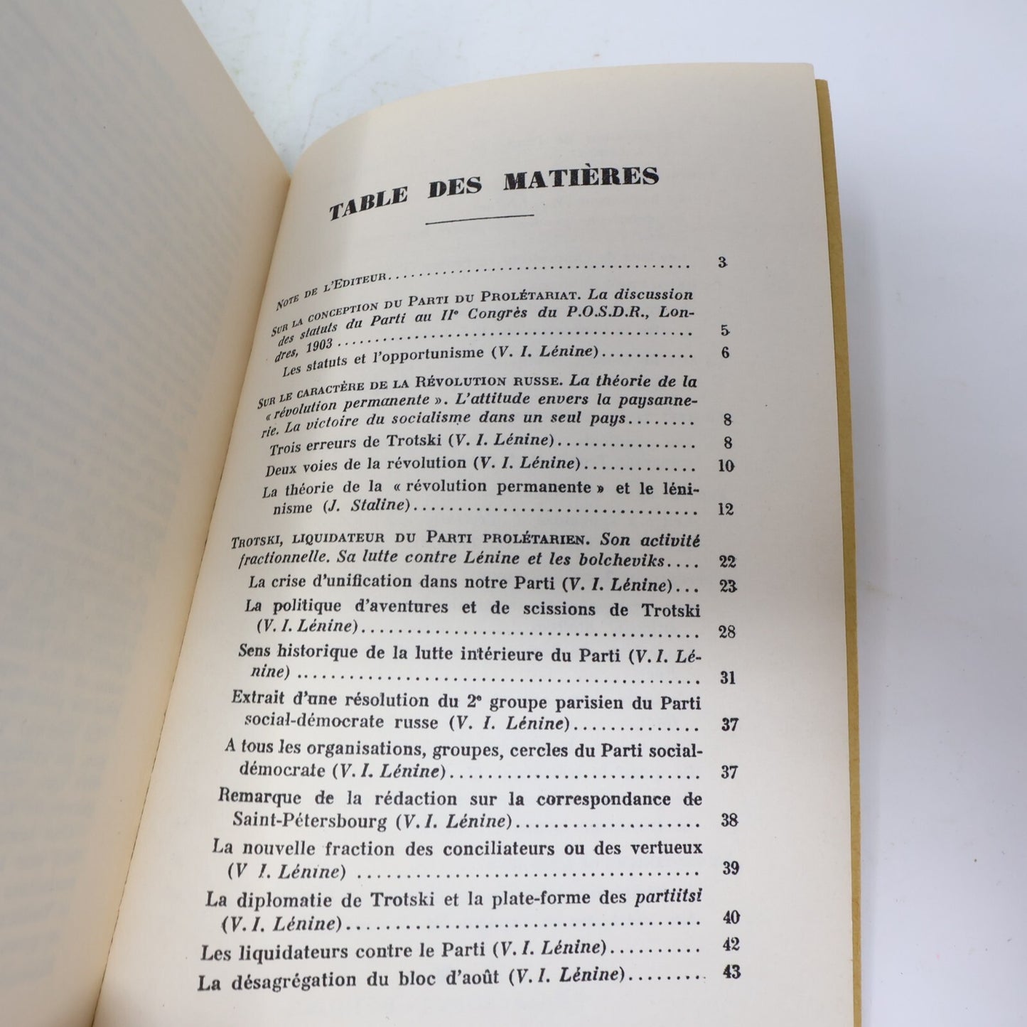 1971 Troski et le Troskisme Léon Trotski Éditions Norman Bethune Philosophie 70s