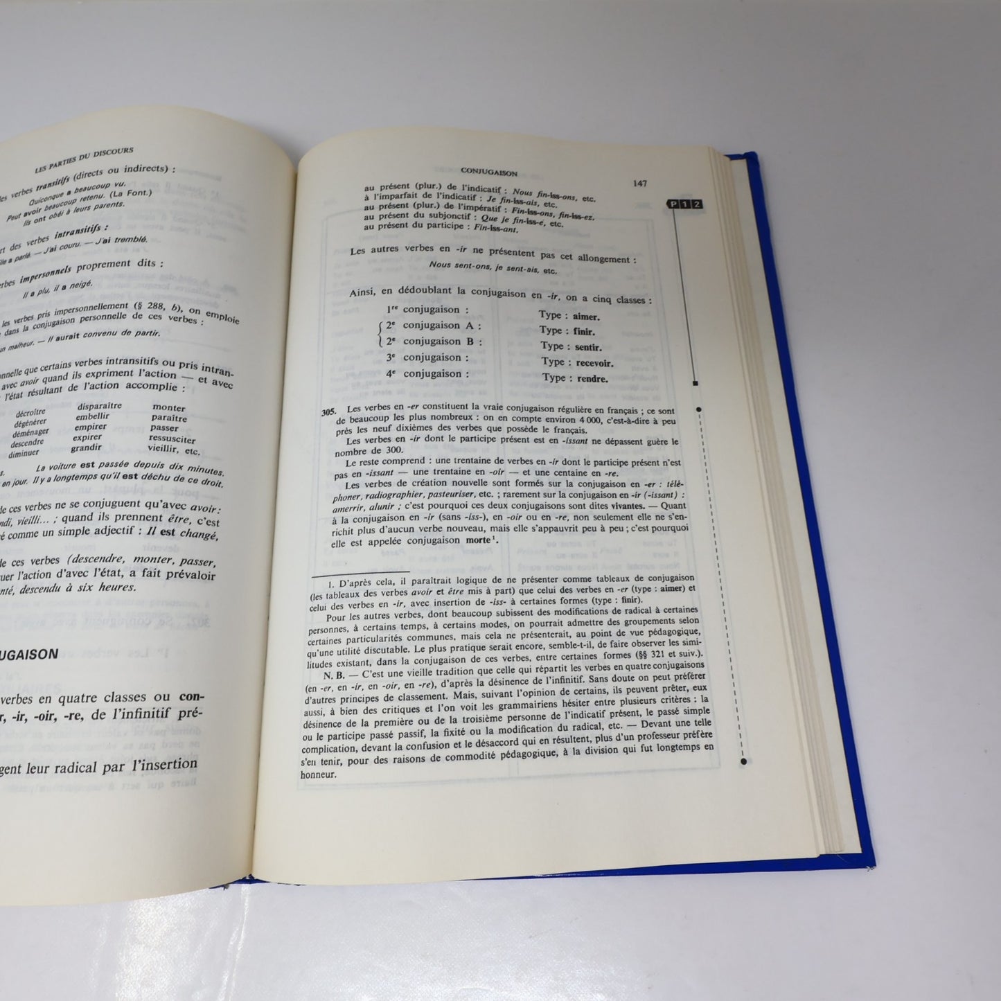 Précis de Grammaire Française Maurice Grevisse Collection Grevisse 1990 HC Livre