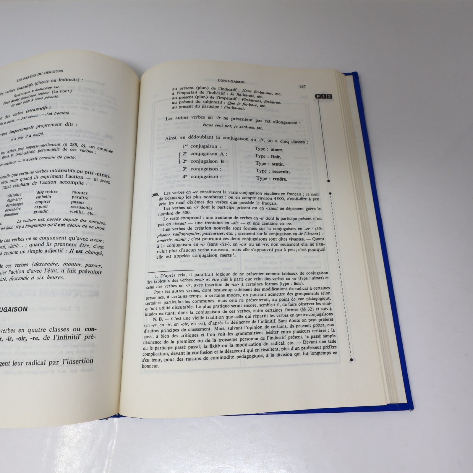 Précis de Grammaire Française Maurice Grevisse Collection Grevisse 1990 HC Livre