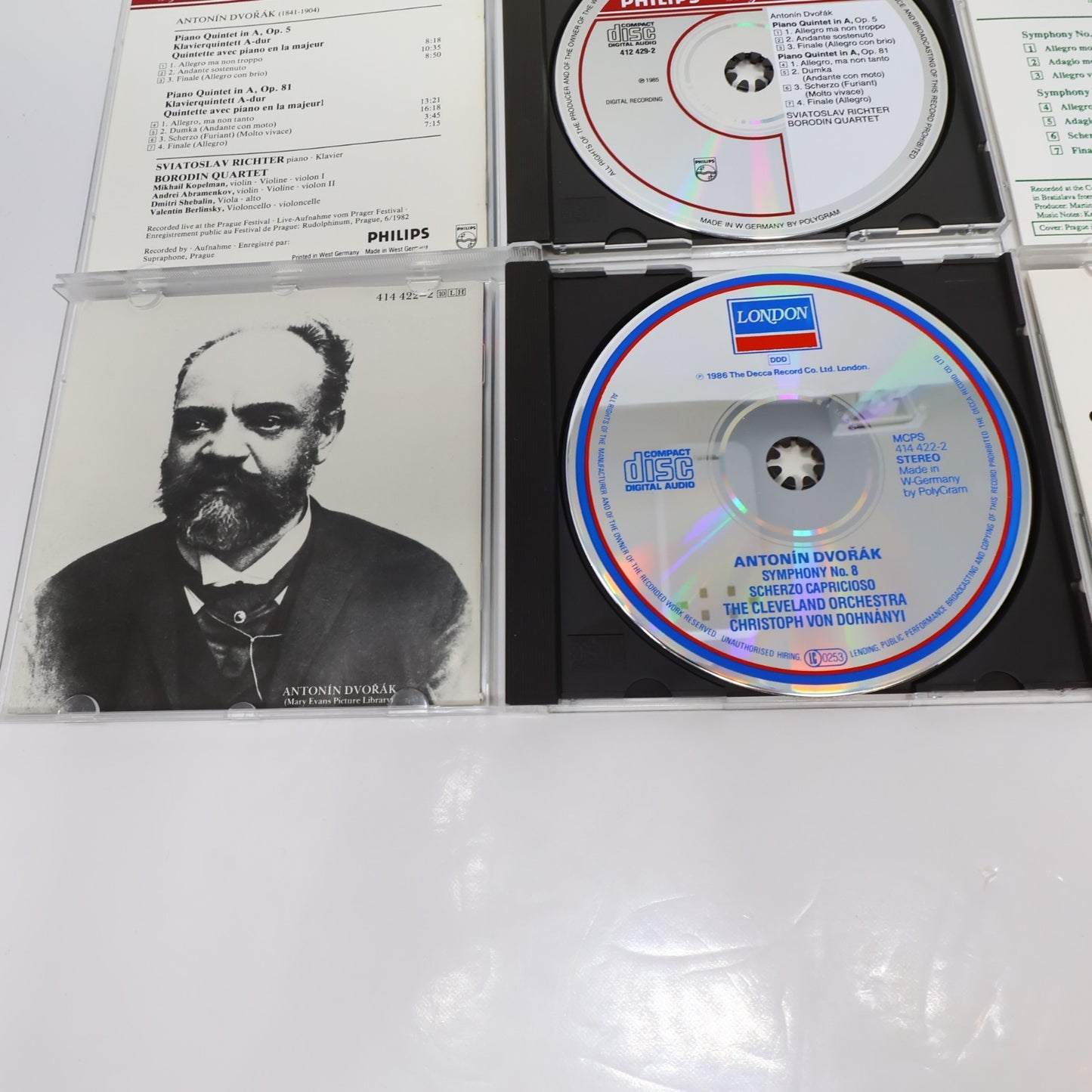 Dvorak 10 CD Lot Piano Quintets/Symphonies 3 6 8/Serenade/Waldesruhe/Overtures