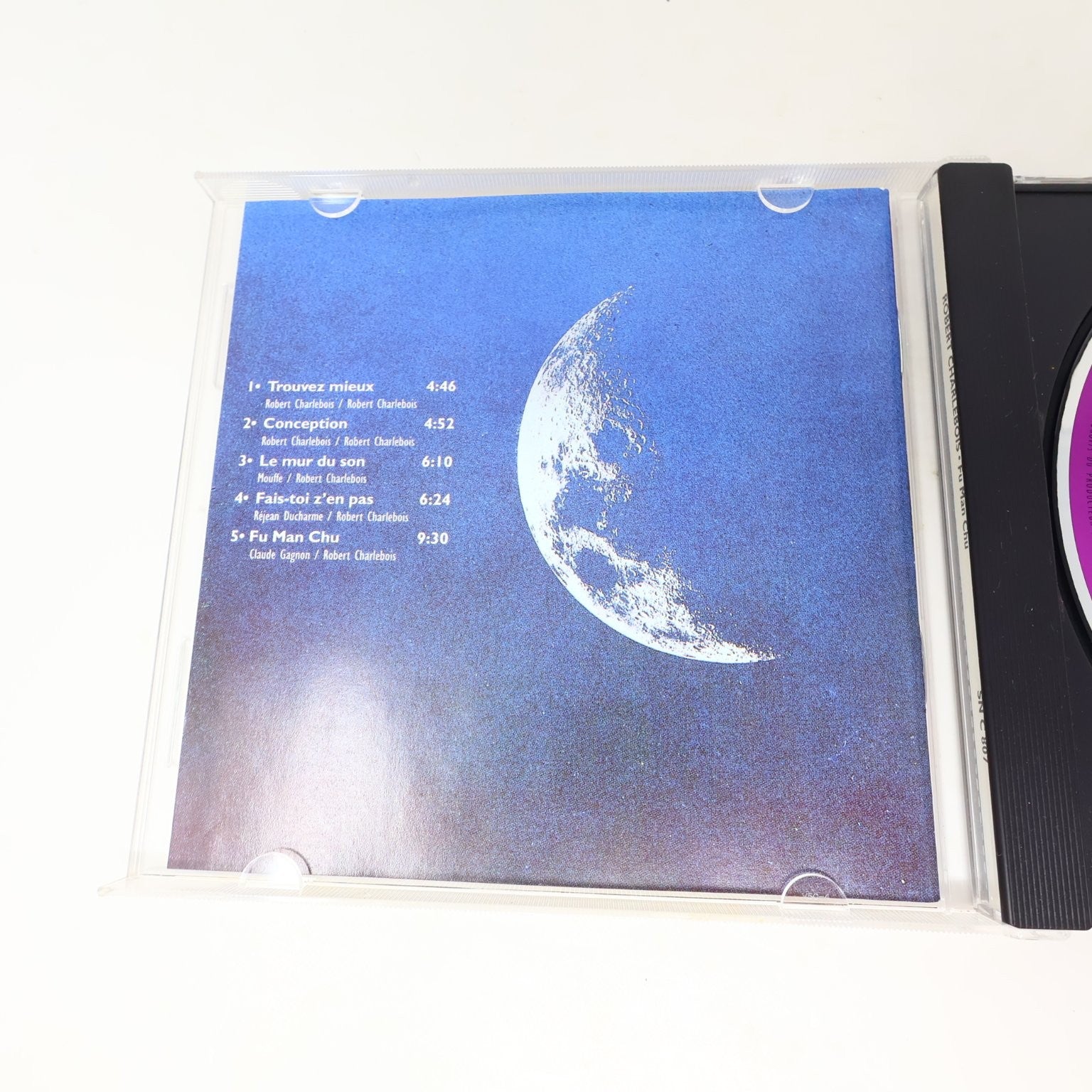 Robert Charlebois Fu Man Chu CD 1993 Reissue Québécois Rock Musicor/Son Image