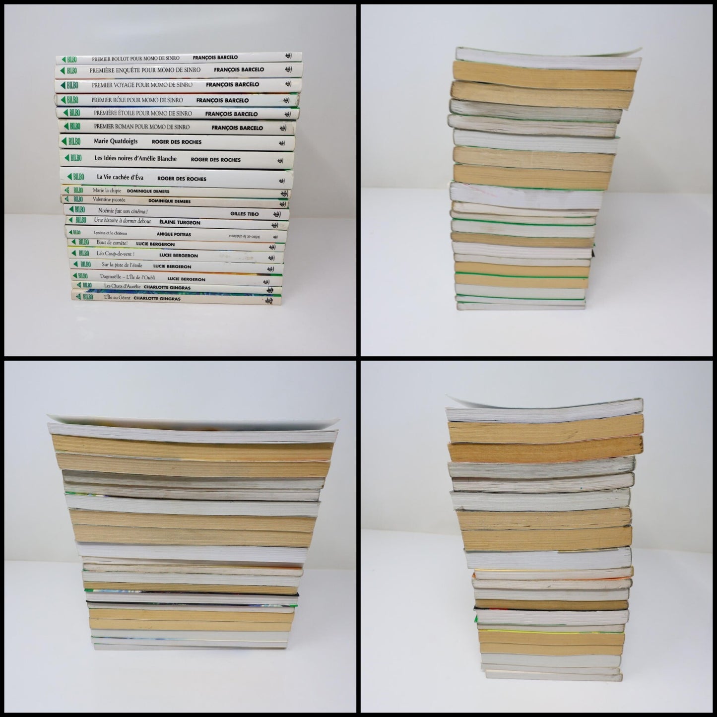 Bilbo Lot 20 Livres Momo de Sinro/Marie Quatdoigts/Abel et Léo/Valentine Picotée