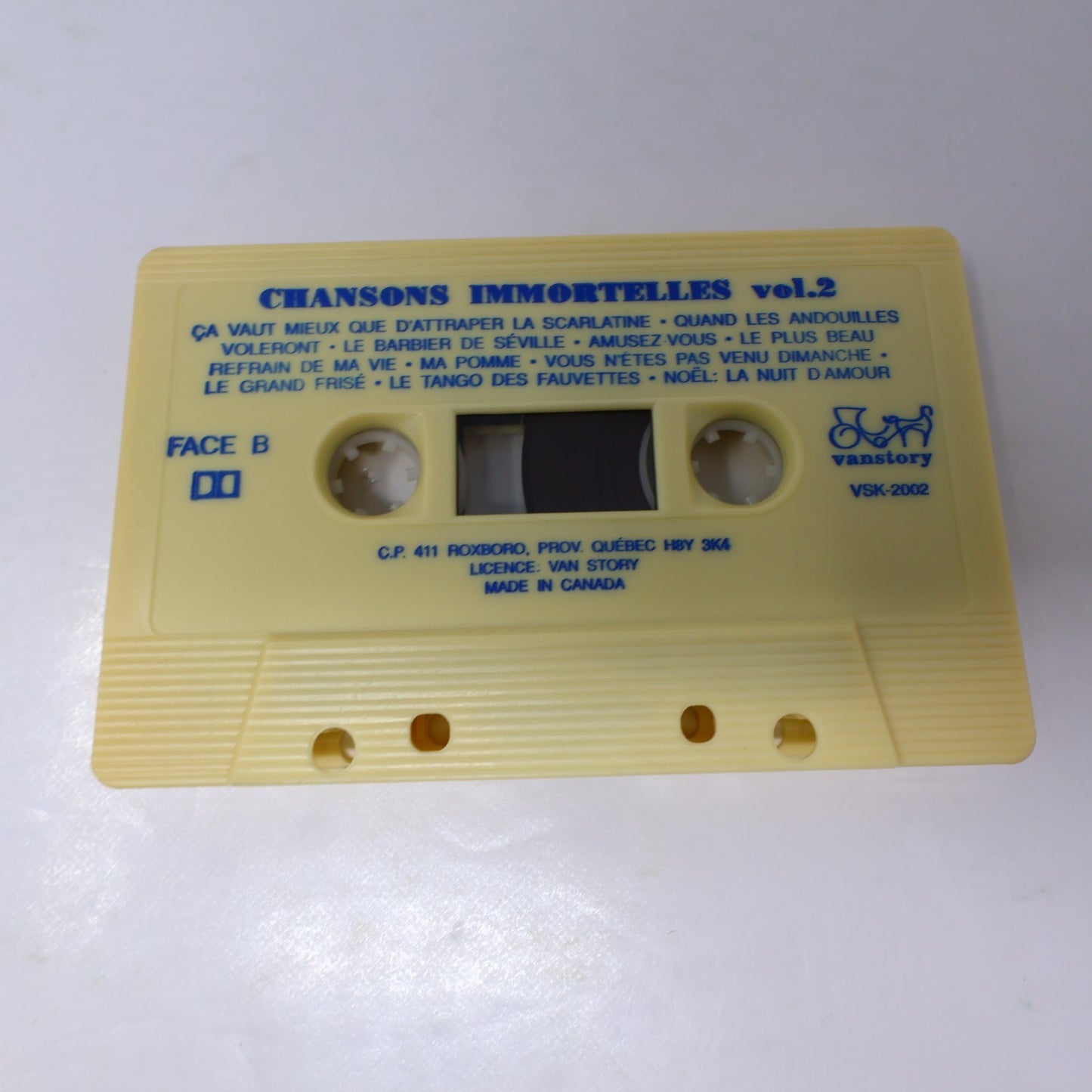 Chansons Immortelles #1-2 Lot 2 Cassette Jean Gabin/Tino Rossi/Ray Ventura/Celis