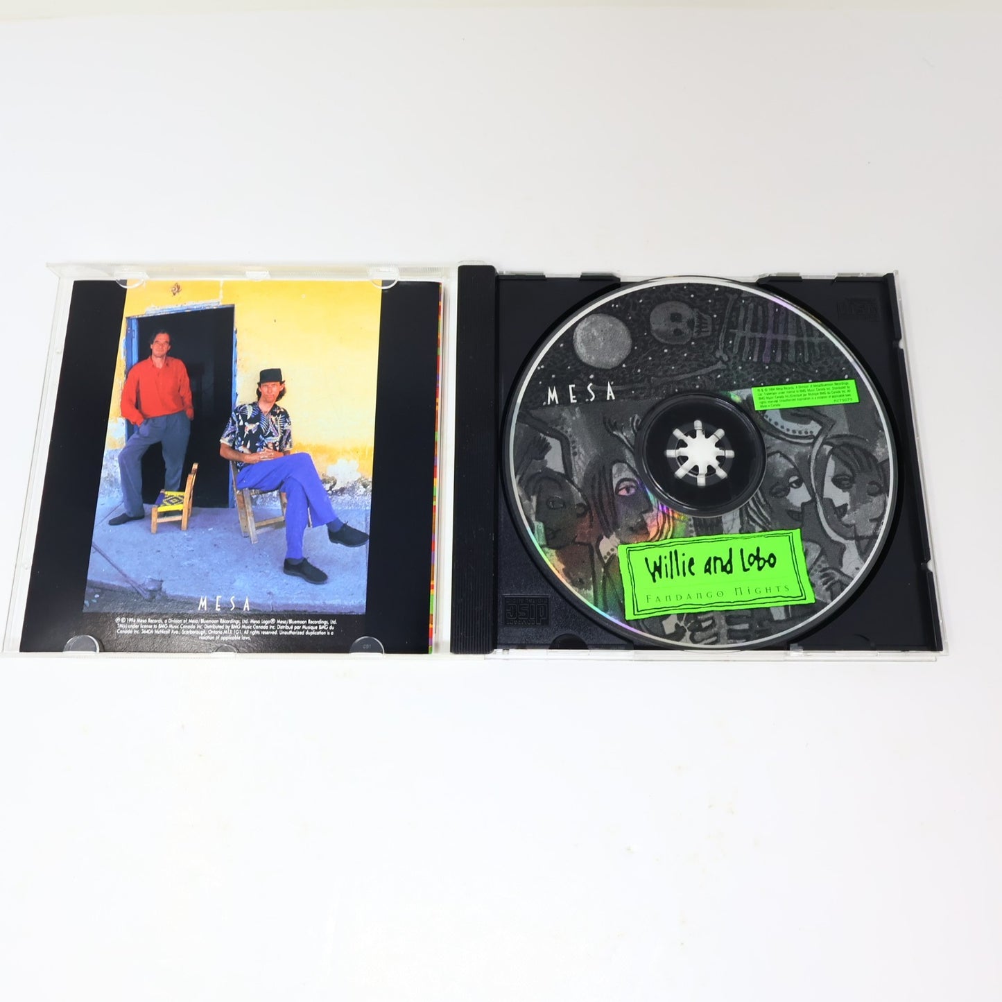 Fandango Nights CD Willie and Lobo Mesa 1994 Jazz Latin Folk R2 79079