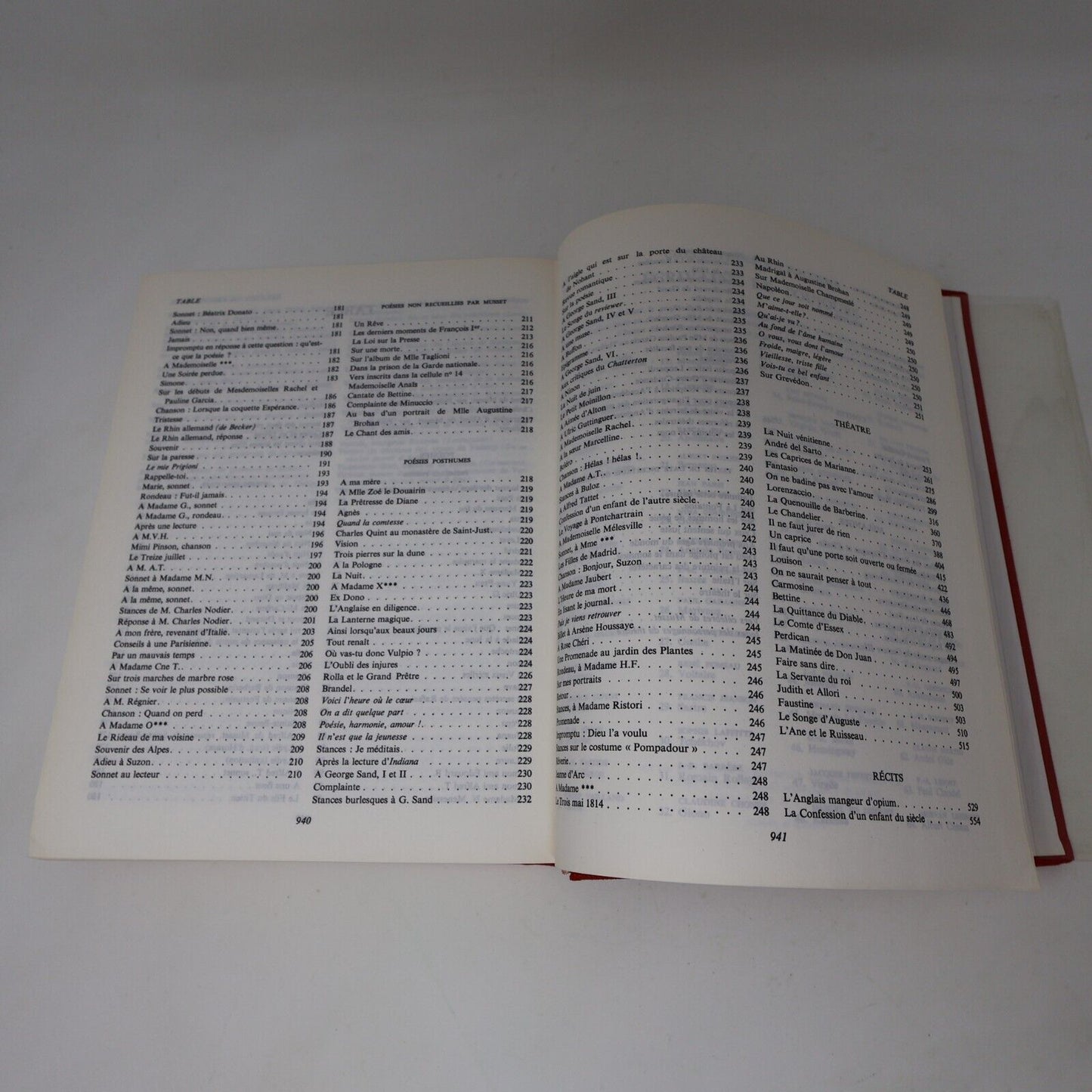 1964 L'Intégrale Musset Oeuvres Complètes de Alfred de Musset Littérature Seuil