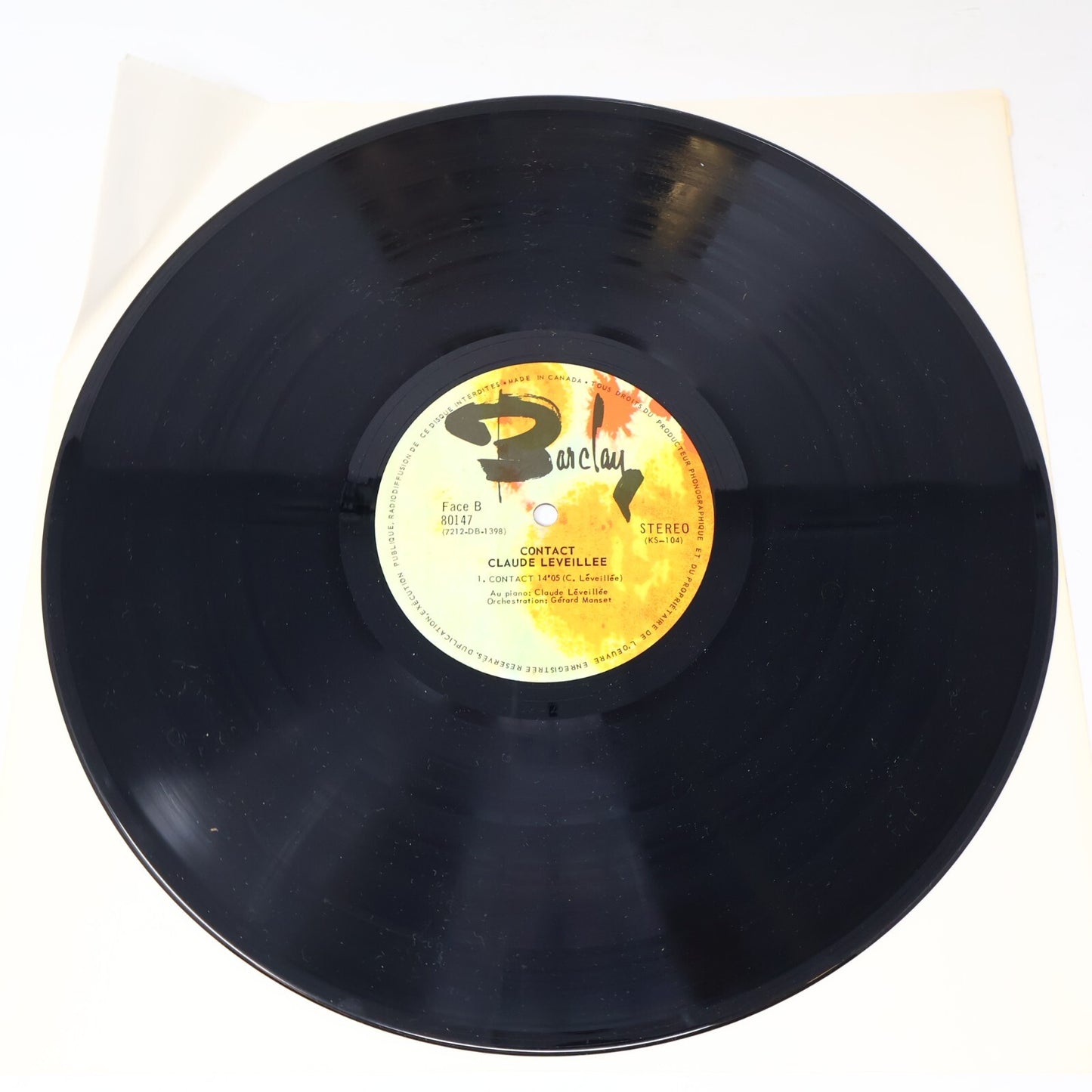 Claude Léveillée Lot 13 Disques Black Sun/Cheval De Bois/Beaux Dimanches Record