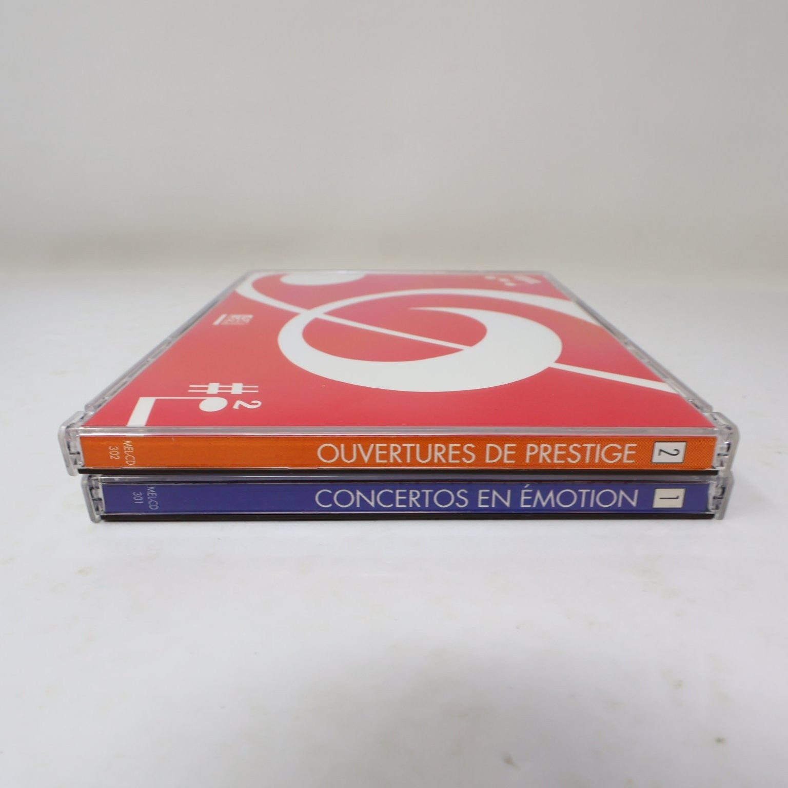 Les génies de la musique Concertos en Émotion & Ouvertures de Prestige Lot 2 CD