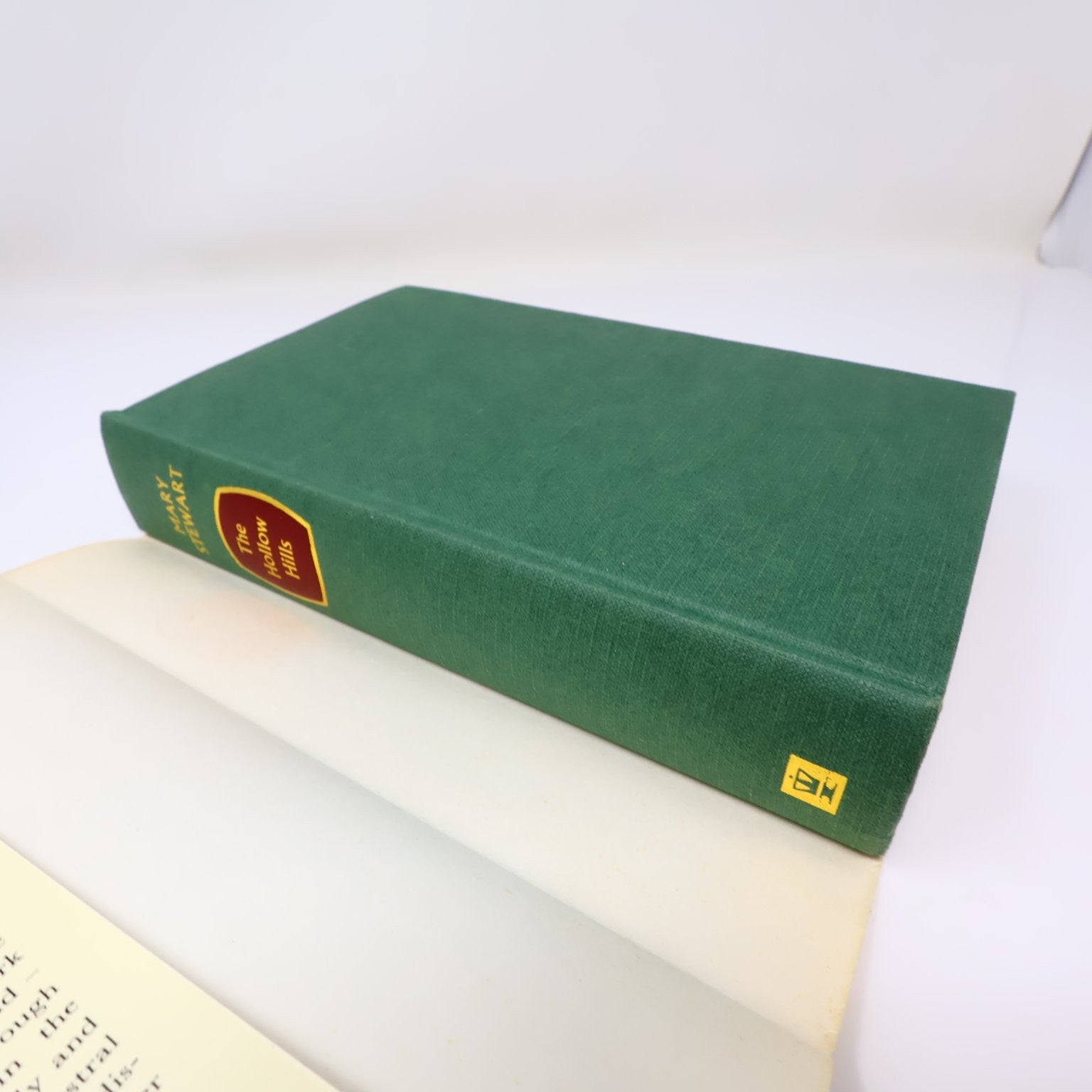 The Hollow Hills Mary Stewart 1973 UK Edition Arthurian Fiction Hodder Hardcover