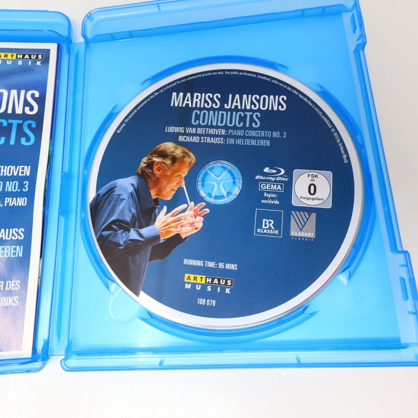 Mariss Jansons Conducts Beethoven Piano Concerto #3 & Strauss Blu-ray NTSC
