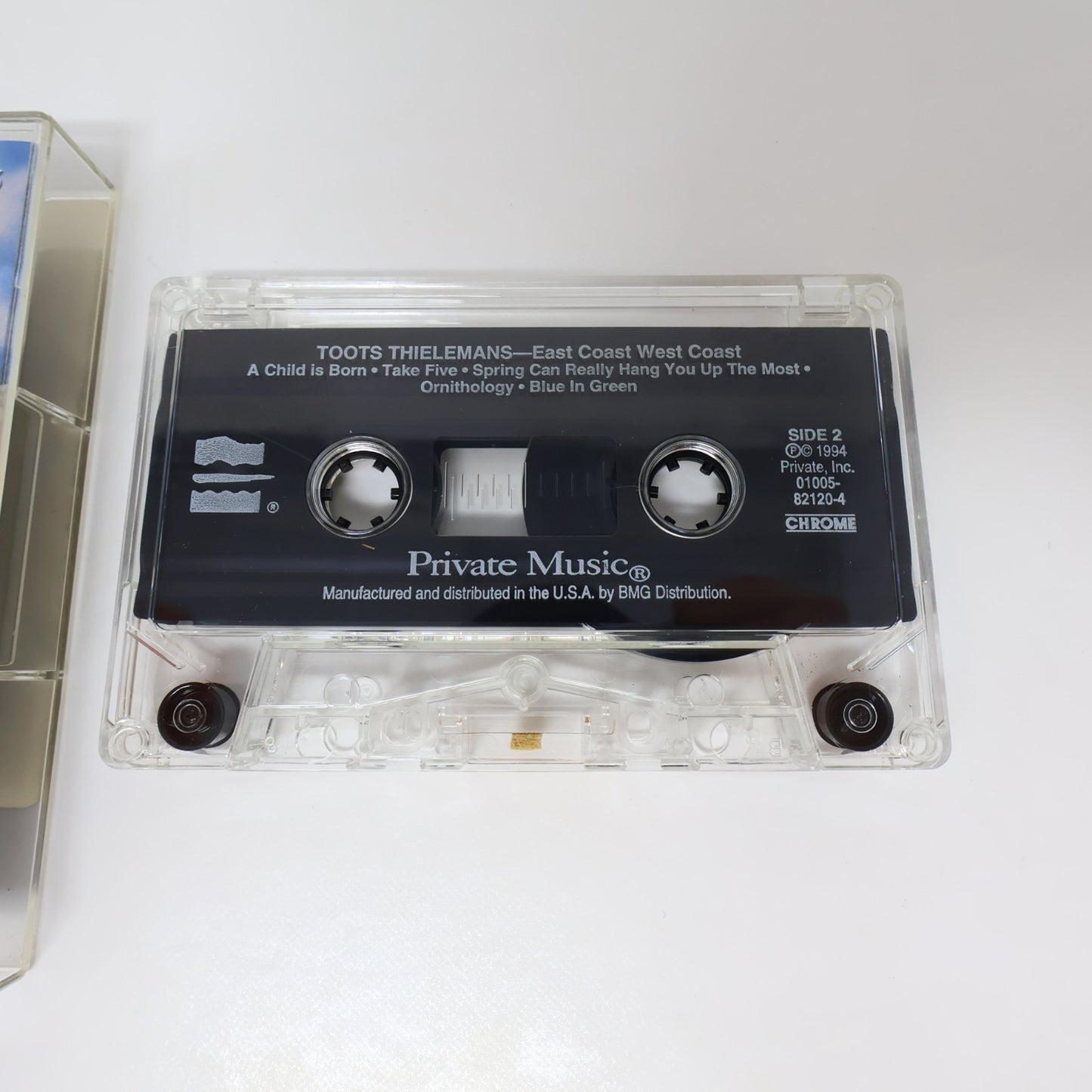 Toots Thielemans 2 Cassettes Lot East Coast West Coast/ The Brasil Project Jazz