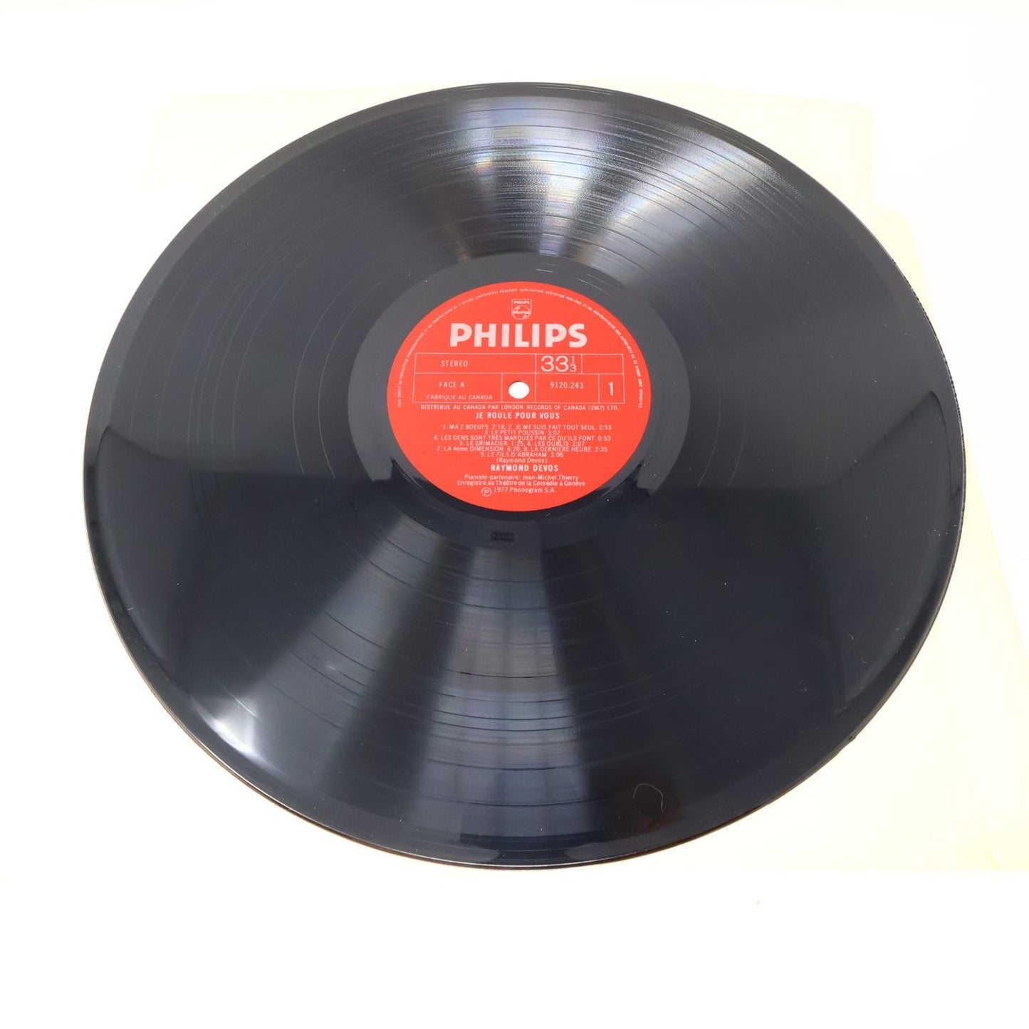 Raymond Devos Je Roule Pour Vous LP Record 1977 Philips French Humor 9120 243