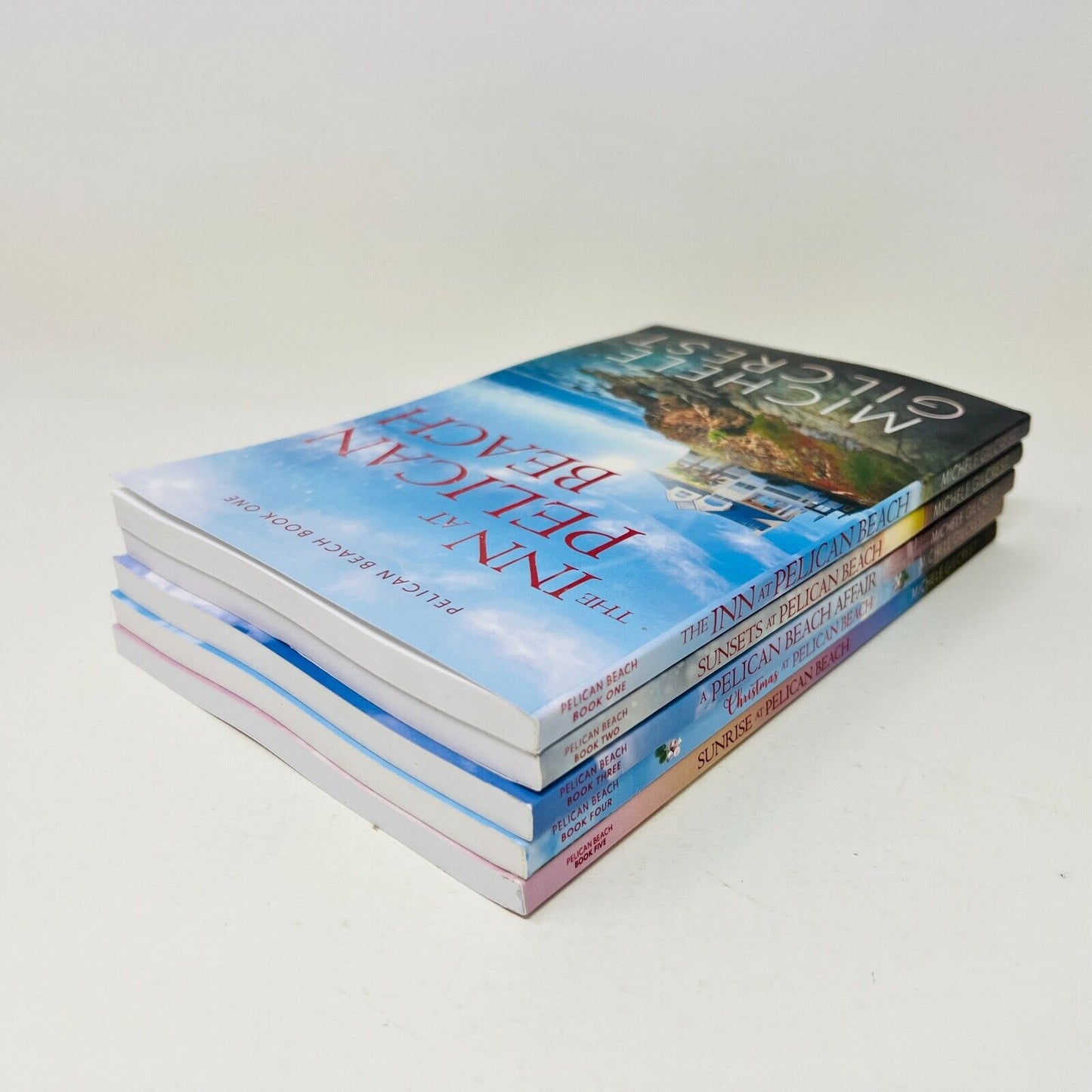 Pelican Beach Complete Series Paperback Books 1-5 Lot by Michele Gilcrest Inn at
