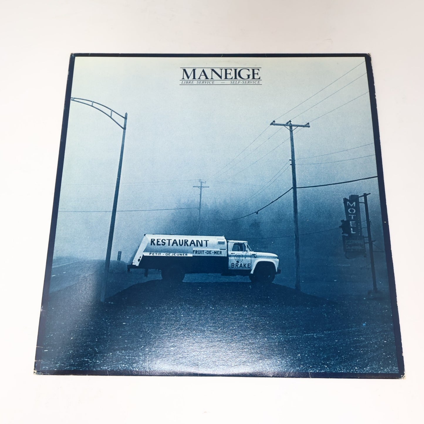 Maneige Lot 2 Disques Libre Service/Éponyme LP Record Vinyl 1975 1978 Prog Rock
