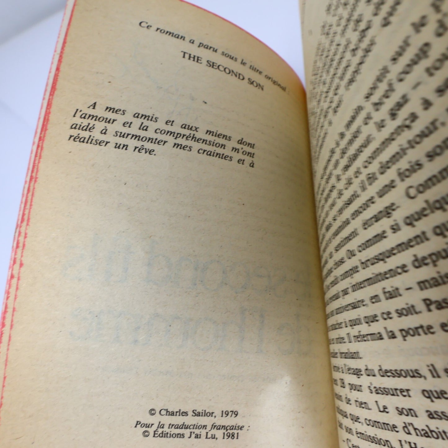 J'ai Lu Lot 7 Livres Décade Prodigieuse/Monsieur Abel/Second Fils de l'Homme PB