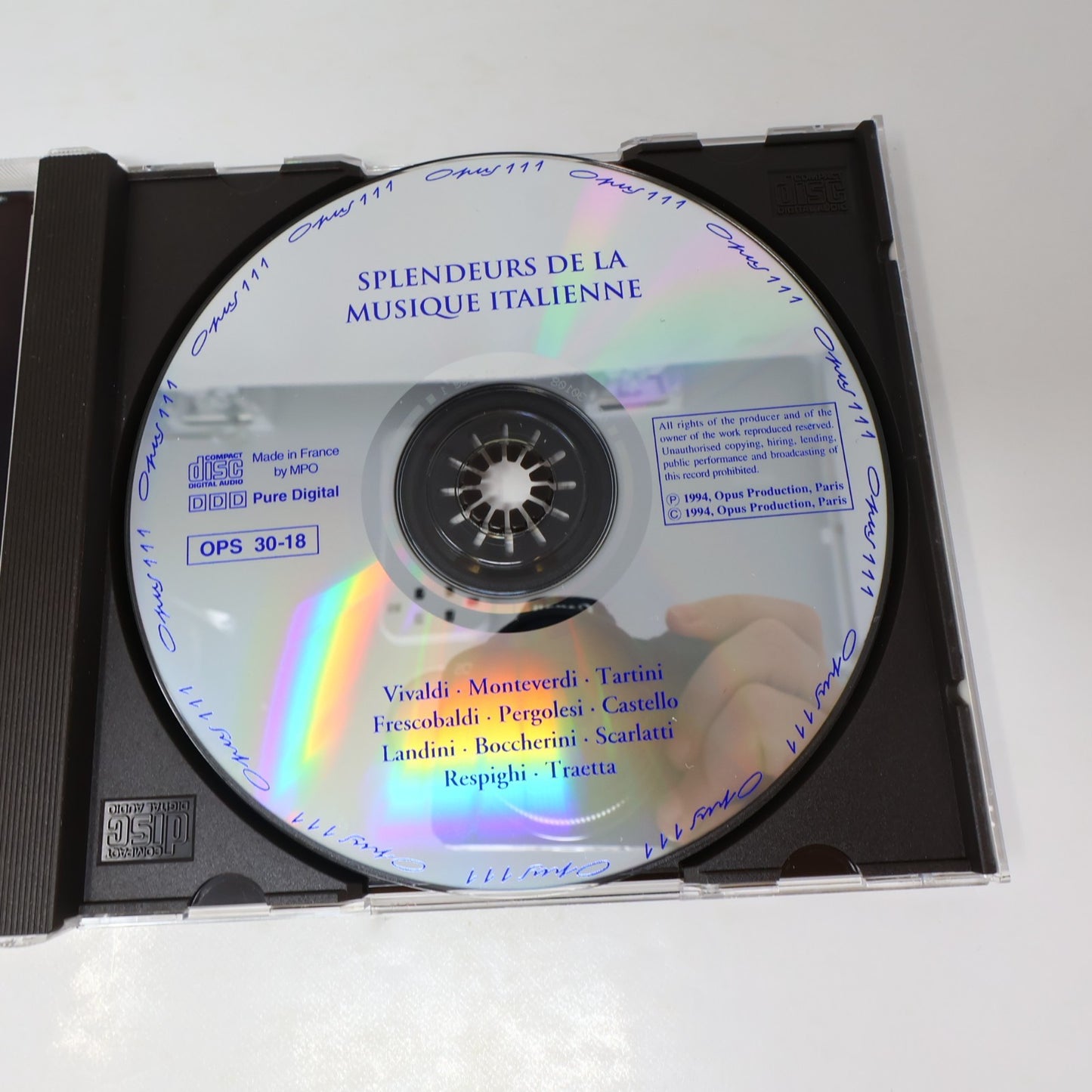 Splendeurs De La Musique Italienne CD Castello/Corelli/Boccherini/Scarlatti