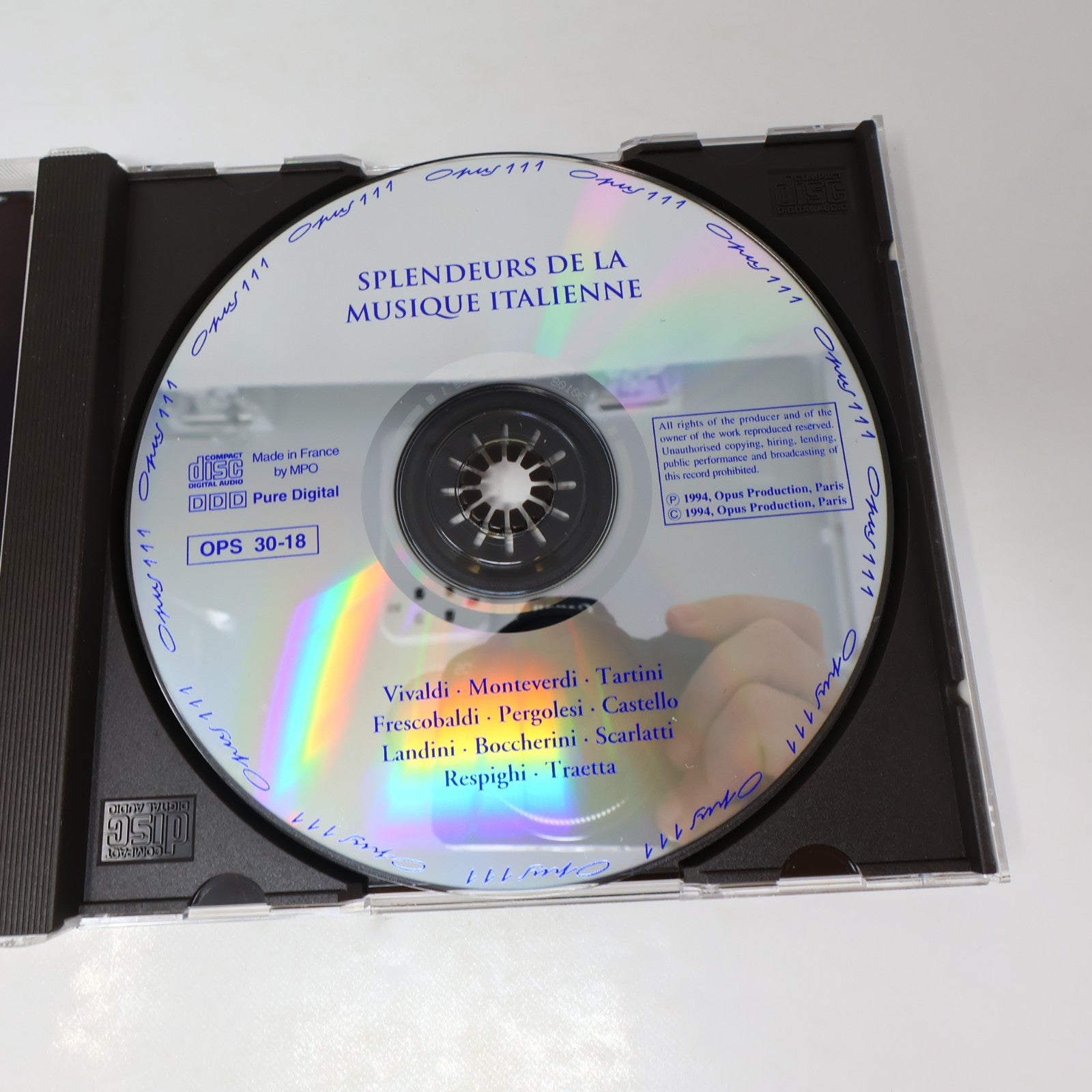 Splendeurs De La Musique Italienne CD Castello/Corelli/Boccherini/Scarlatti