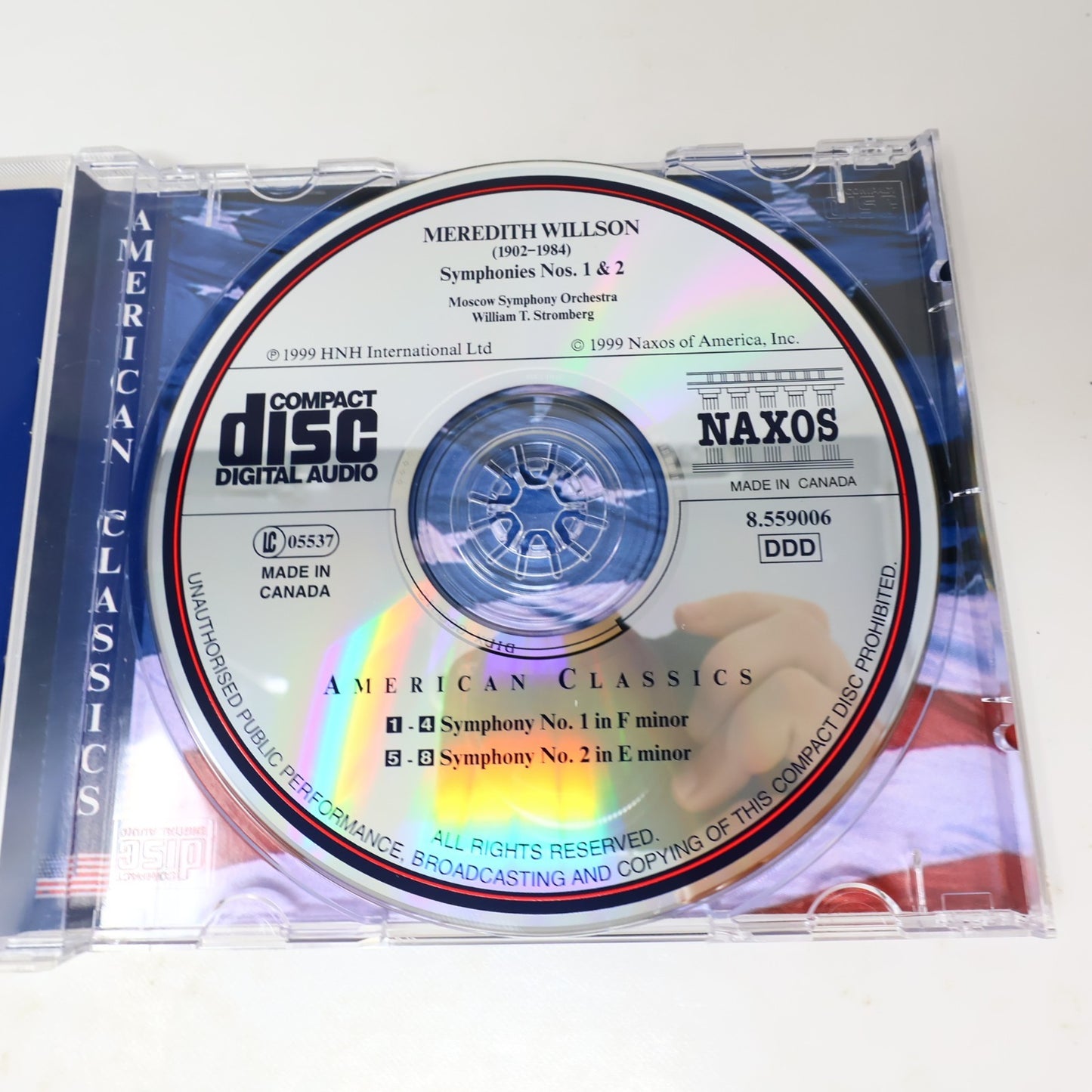 Meredith Willson A Symphony of San Francisco/The Missions of California CD 90s
