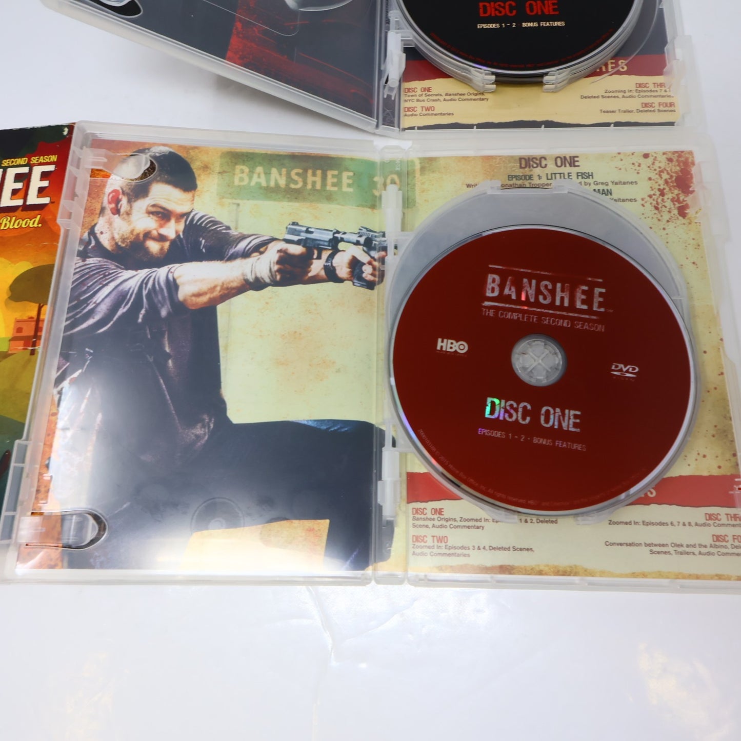 Banshee Season #1-4 Complete Series 4 DVD Lot Cinemax HBO Antony Starr/Milicevic