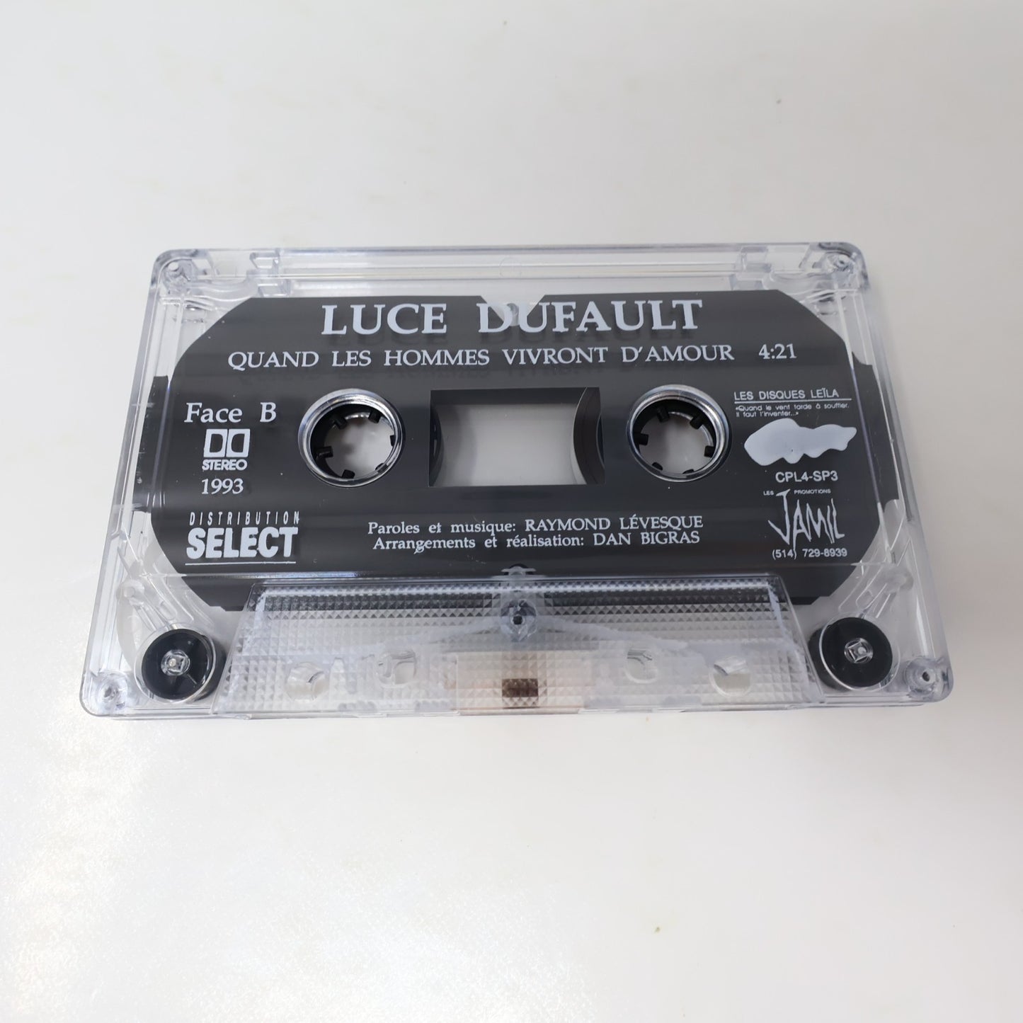 La Complainte du Lundi Cassette L'Équipe CBF Bonjour/Luce Dufault/Dan Bigras