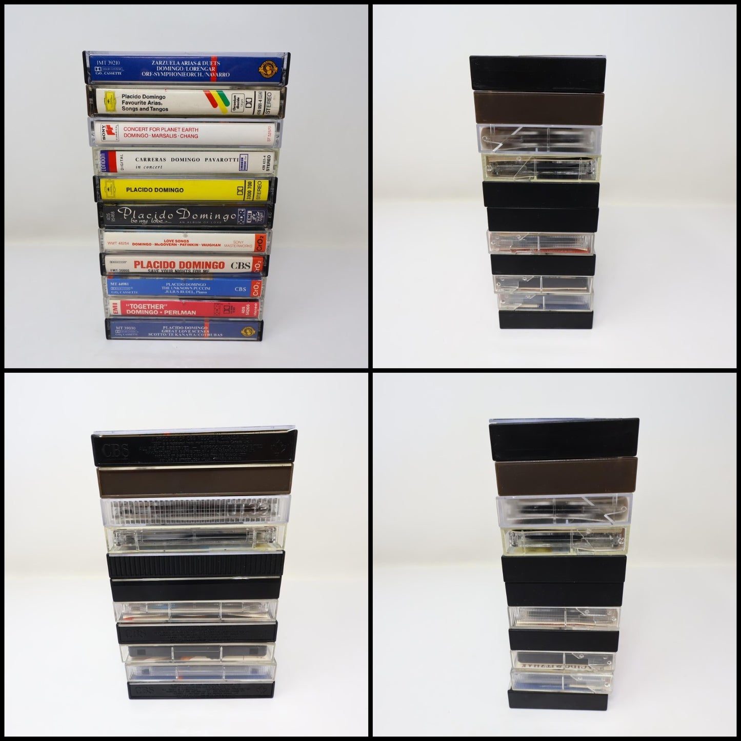 Placido Domingo 11 Cassettes Lot Arias/Save your Nights for Me/Unknown Puccini