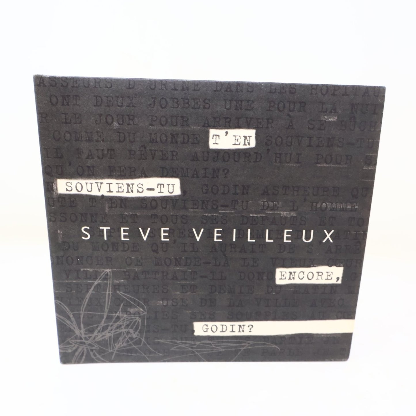 Steve Veilleux T'en Souviens-tu Encore, Godin? CD 2016 Francophone Folk