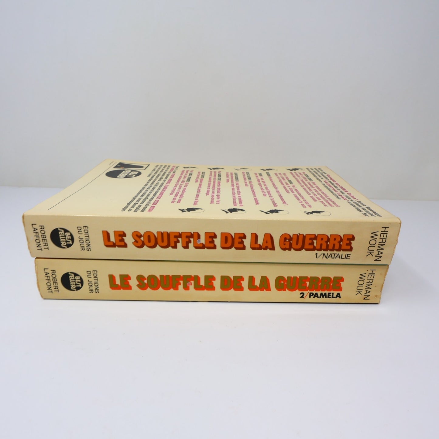 Le Souffle de la Guerre #1-2 Lot 2 Livres Herman Wouk Natalie/Pamela Français PB