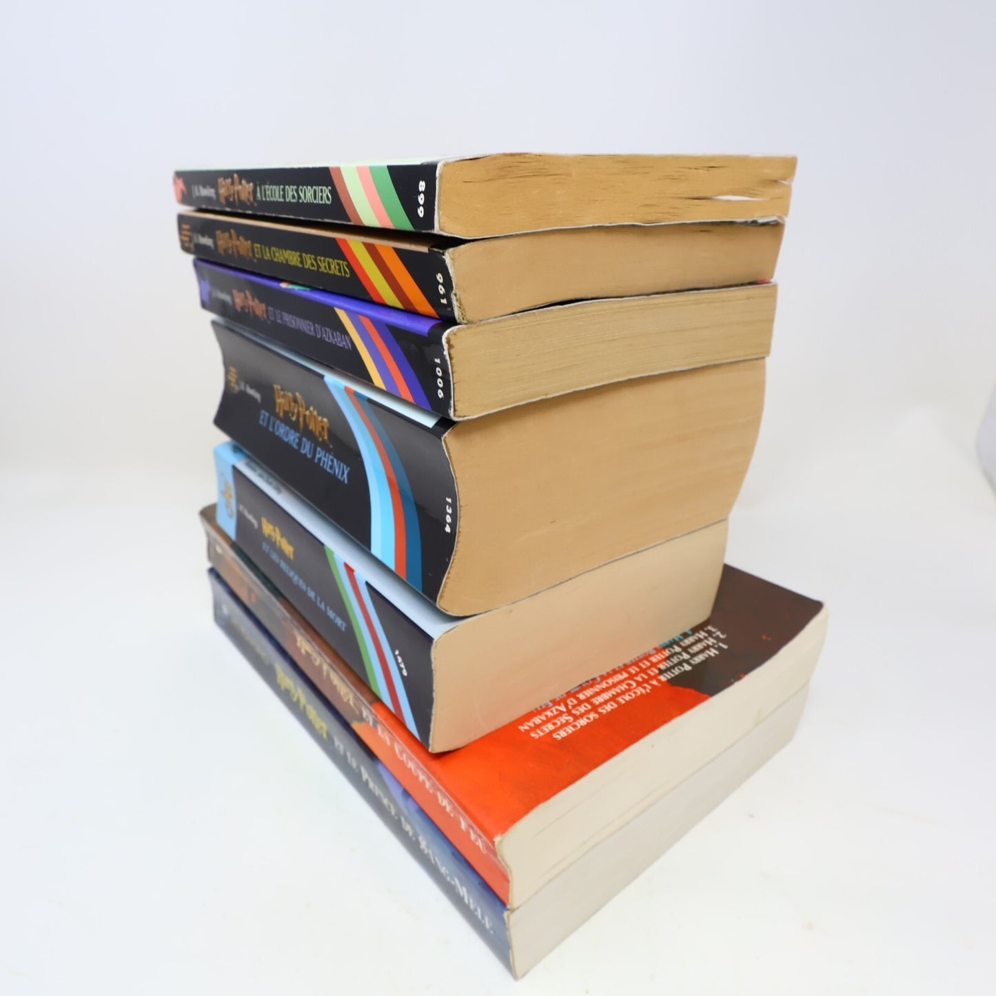 Harry Potter #1-7 Folio Junior Lot 7 Livres J.K. Rowling Gallimard Complète PB