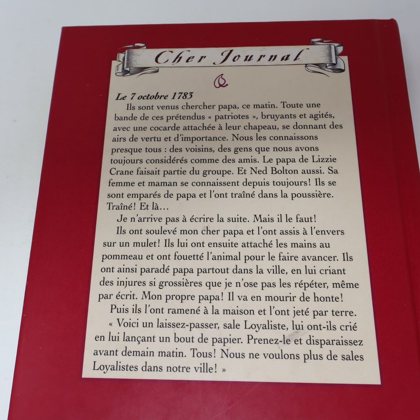 2004 Cher Journal Une Vie à Refaire Mary McDonald Fille de Loyaliste Enfants HC
