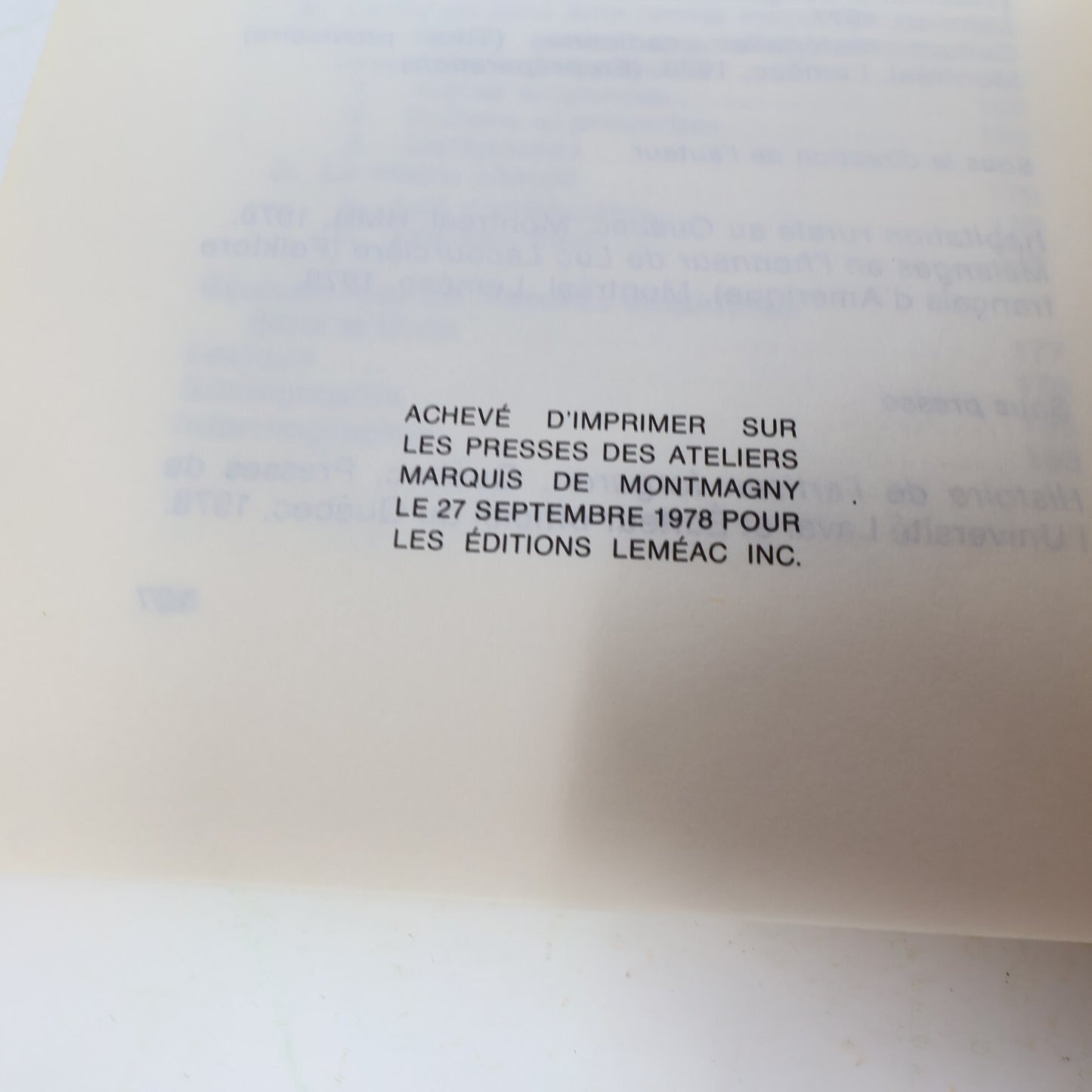1978 Le Légendaire de la Beauce Jean-Claude Dupont Leméac Folklore Québec Livre