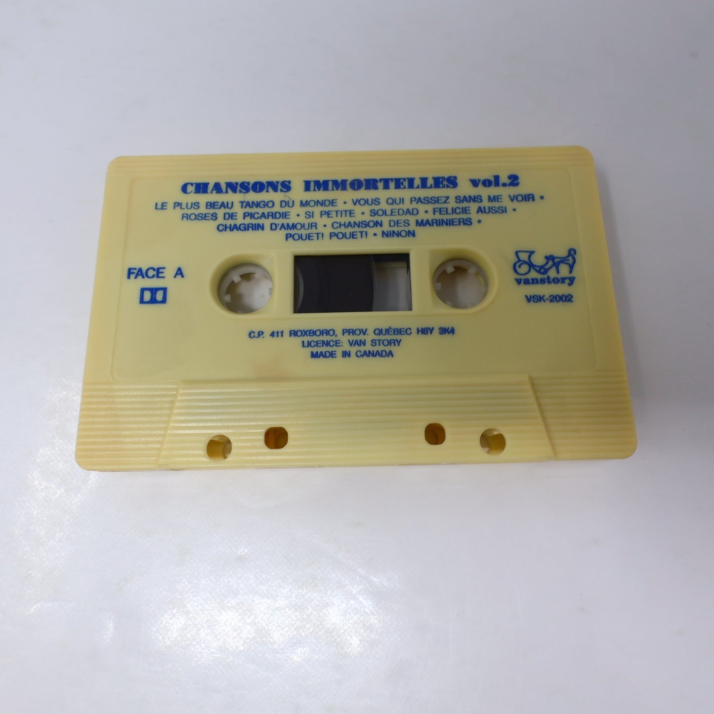 Chansons Immortelles #1-2 Lot 2 Cassette Jean Gabin/Tino Rossi/Ray Ventura/Celis