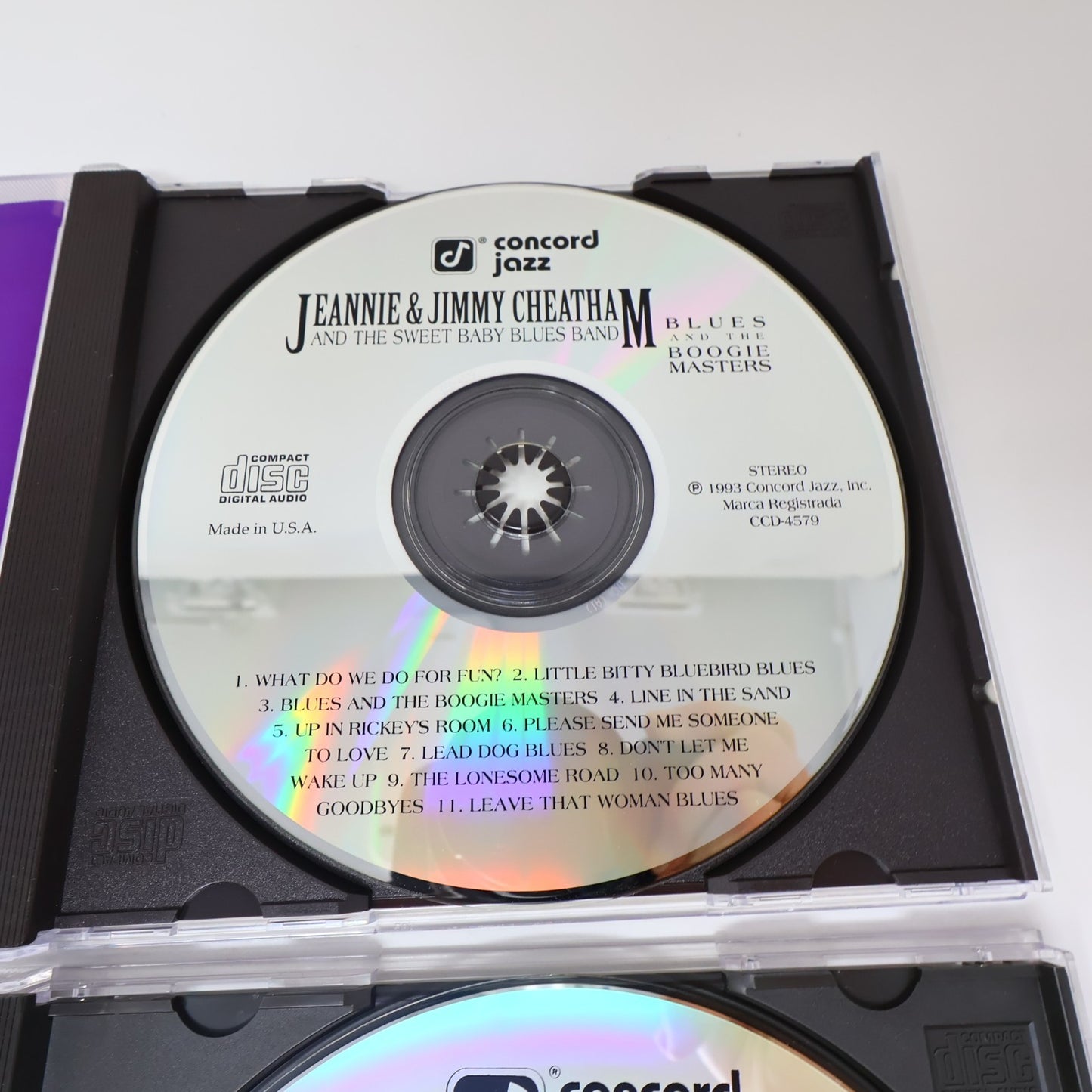 Jeannie & Jimmy Cheatham 2 CDs Lot Blues & Boogie Masters/Basket Full of Blues
