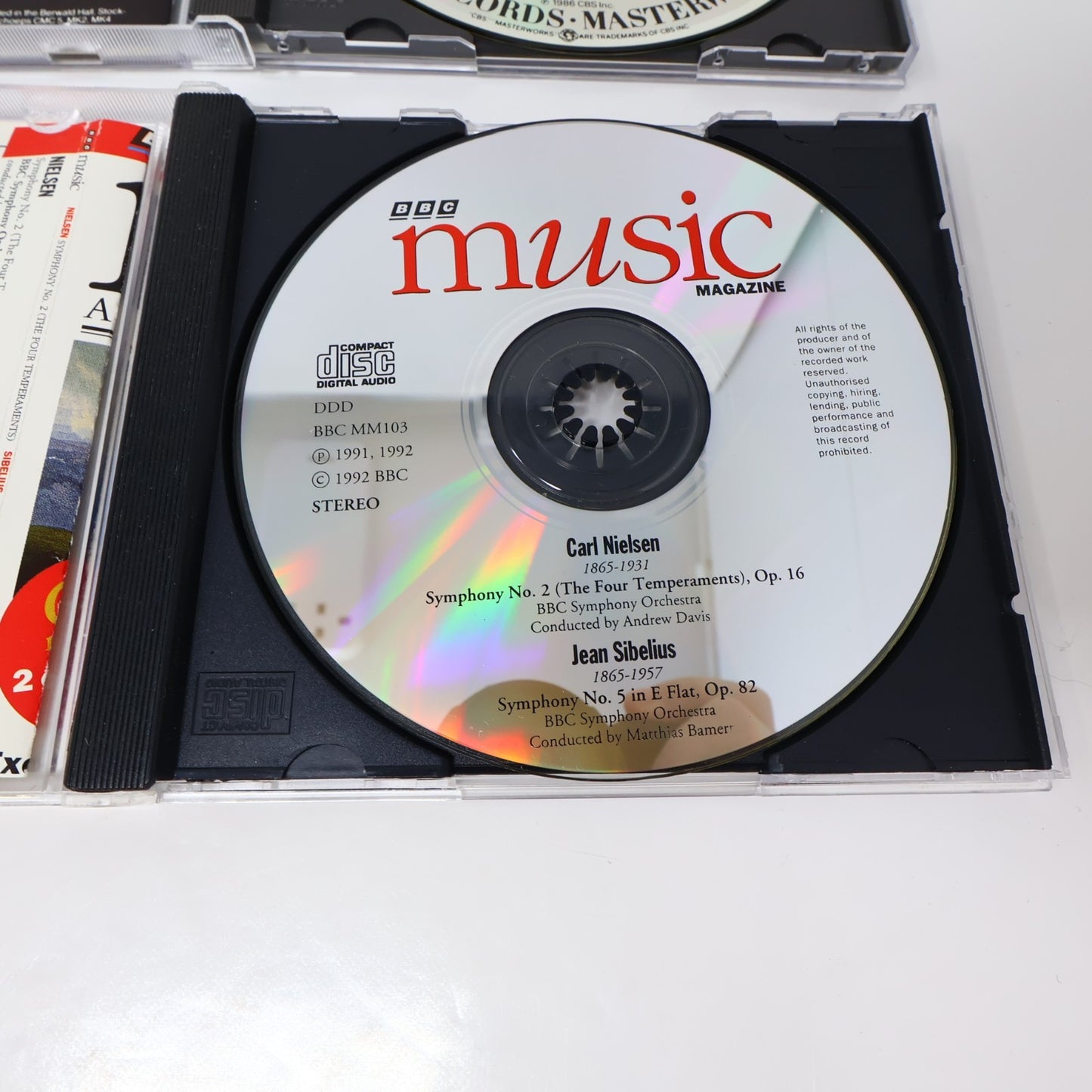 Carl Nielsen 8 CD Lot Symphony 2-3-4-5/Concertos Salonen/Chung/Leaper/Blomstedt
