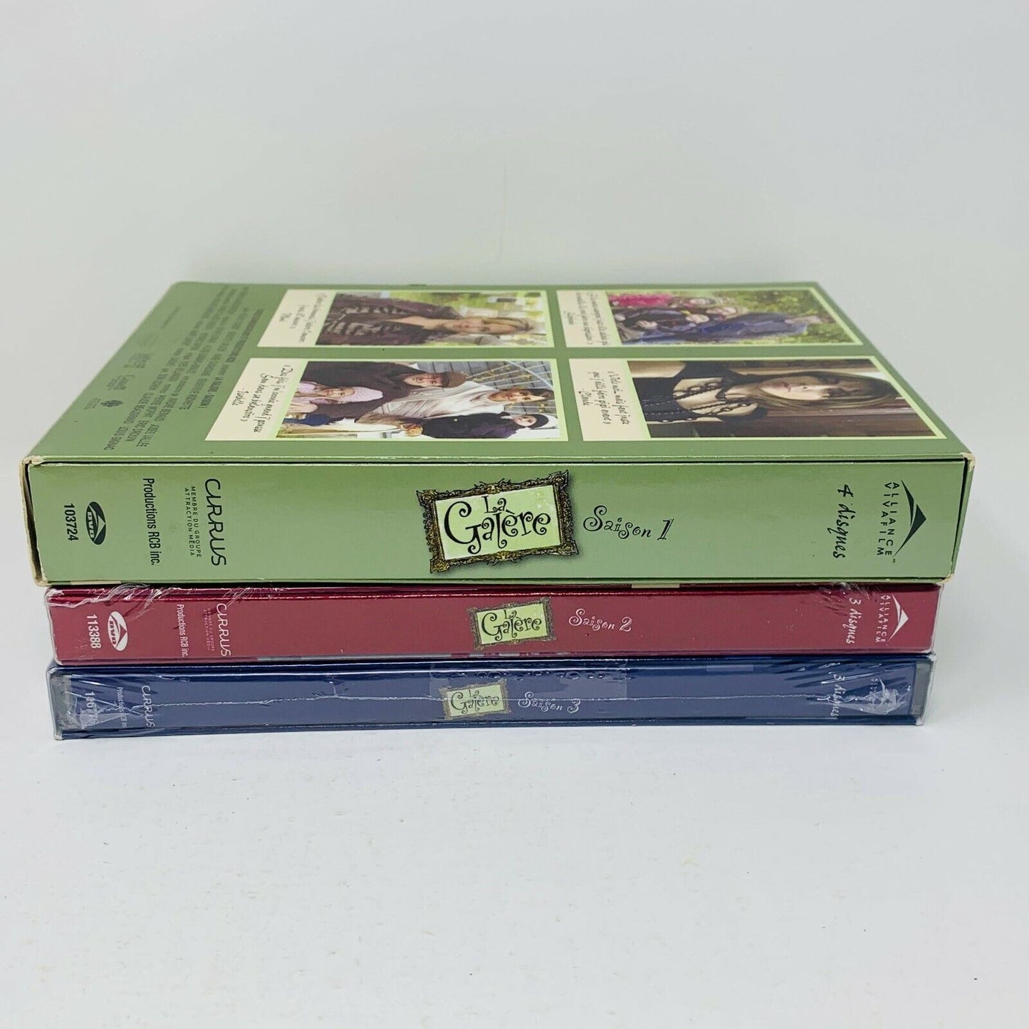 La Galère Saisons #1-2-3 Lot DVD Radio-Canada Télévision Français Hélène Florent