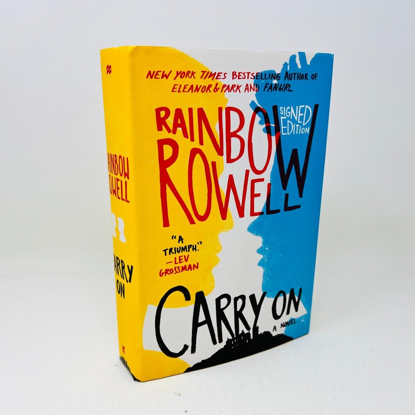2015 Carry On by Rainbow Rowell Signed First Edition/Print Hardcover Dust Jacket