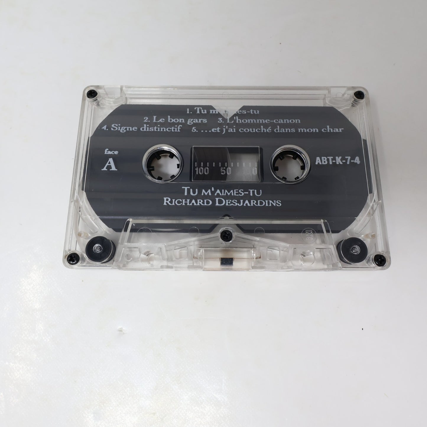 Richard Desjardins Lot 2 Cassettes Les Derniers Humains/Tu M'Aimes-Tu Québécois