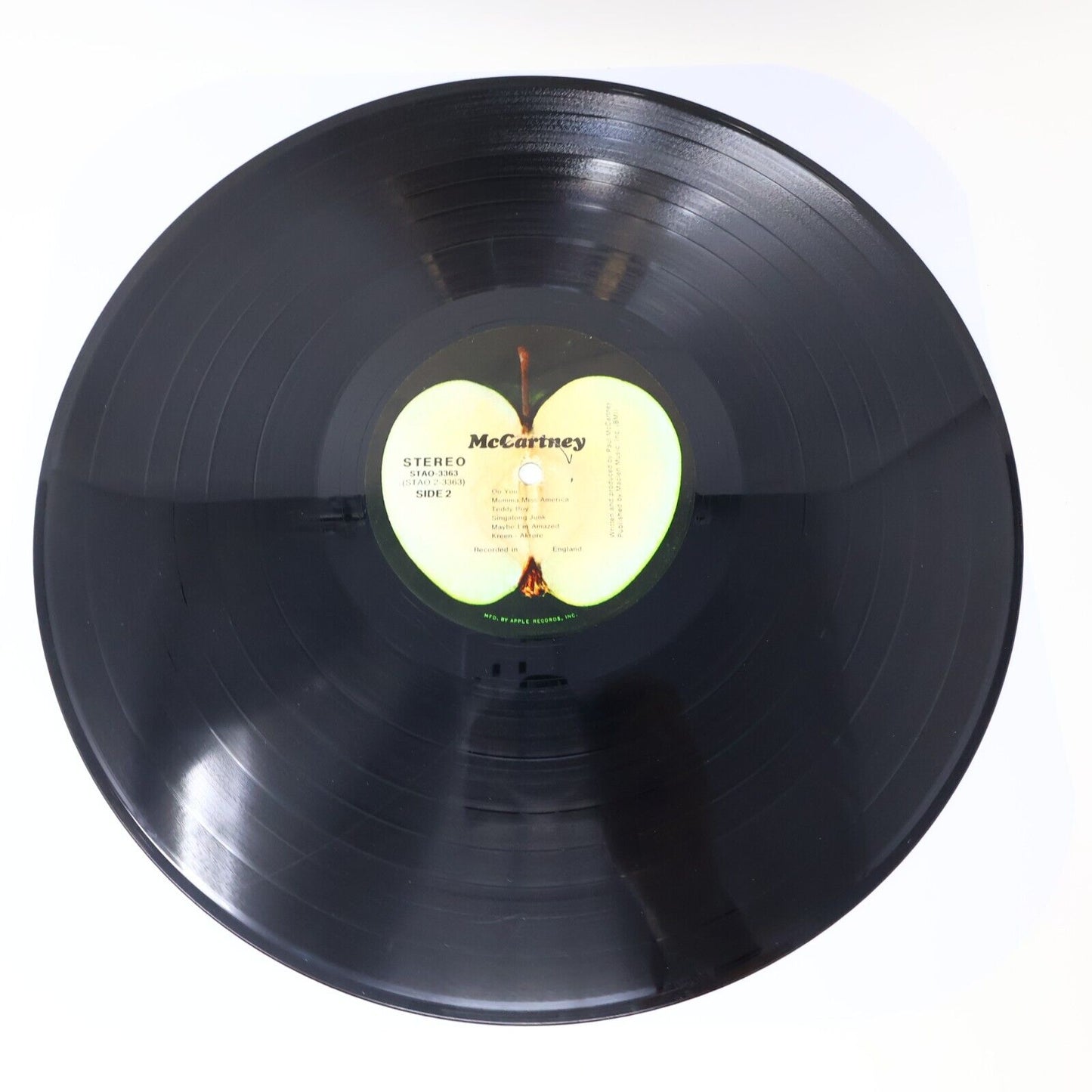 Paul McCartney Self Title LP Record Vinyl Apple STAO-3363 Canada 1970s Oo You