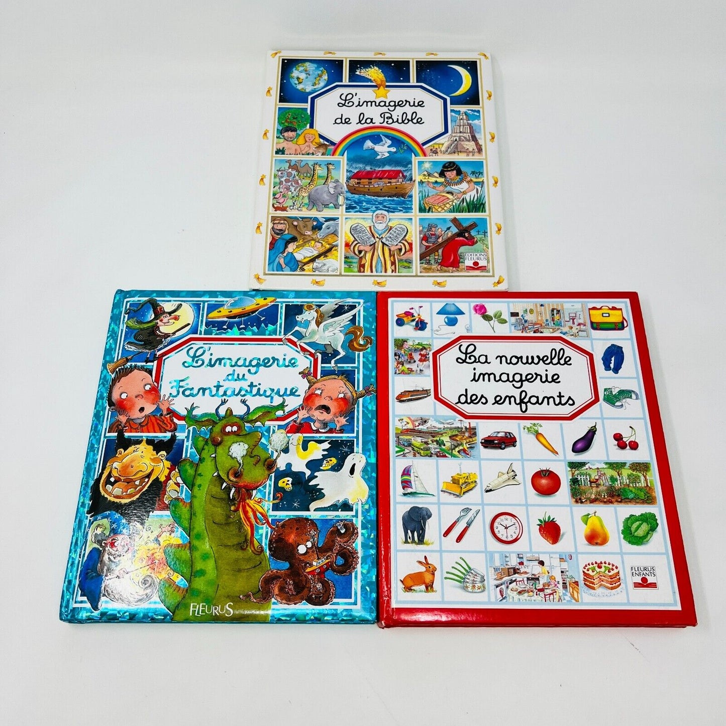 10x L'Imagerie Fleurus Lot Livres Enfants Français École Dinosaures Corps Humain
