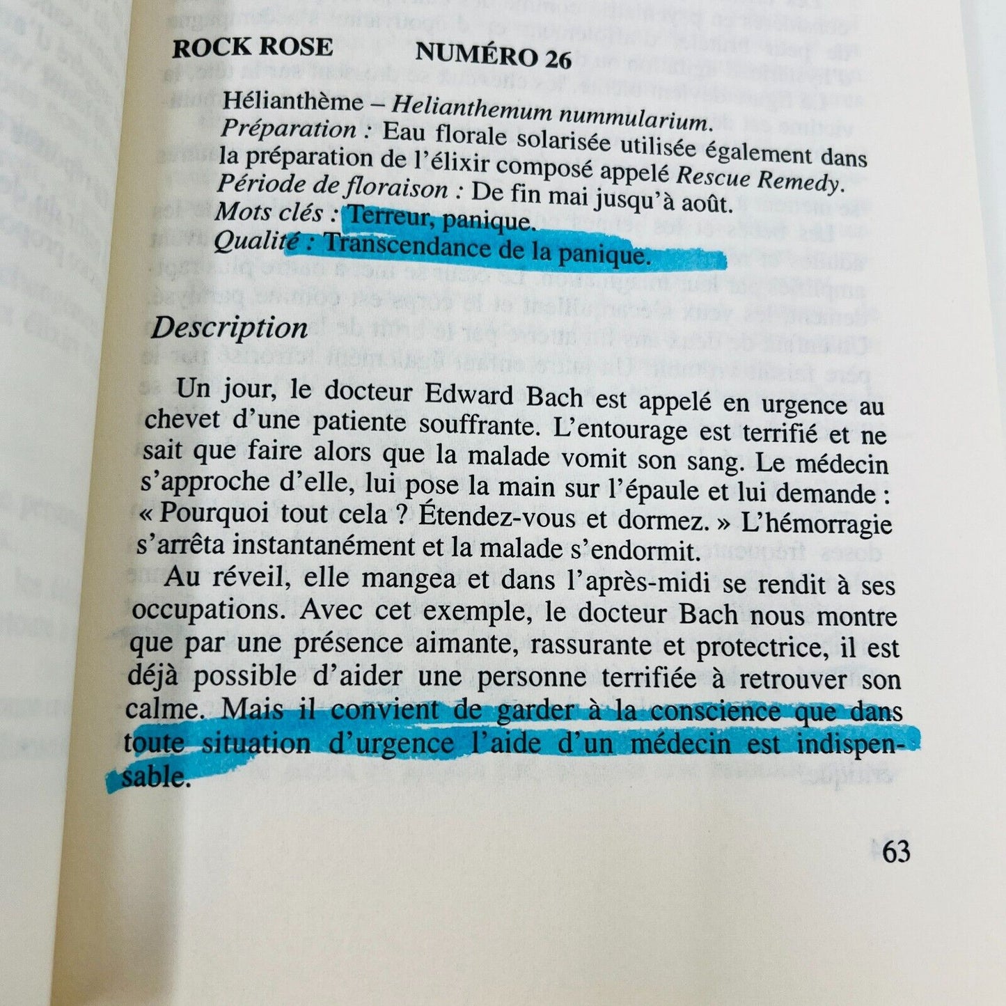 1995 La Médecine de l'Âme du Docteur Edward Bach de Léon Renard Age du verseau