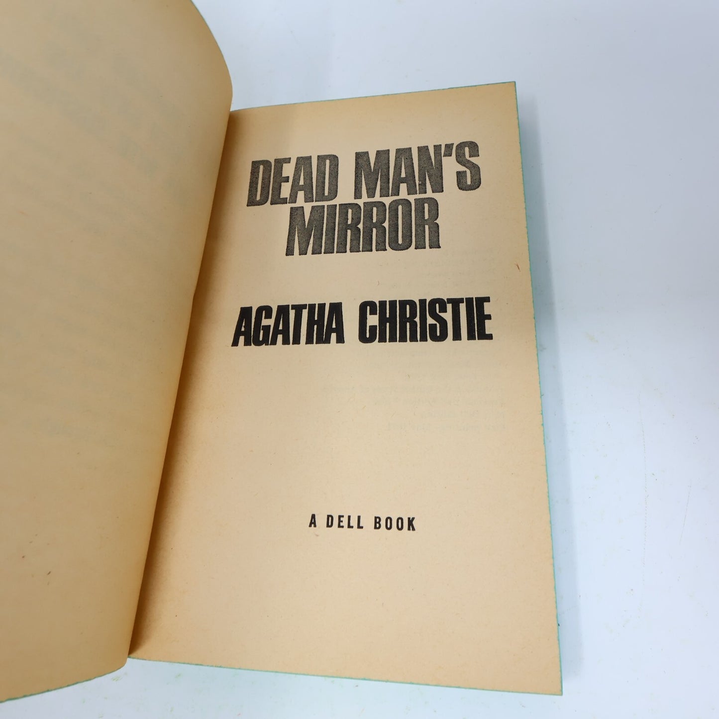 Agatha Christie 2 Books Lot Poirot Appointment With Death/Dead Man's Mirror 1971