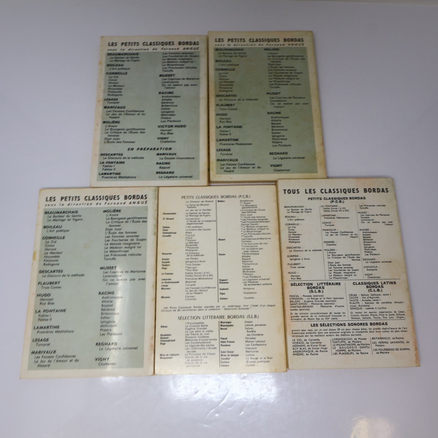 Les Petits Classiques Bordas Lot 29 Livres Littérature Théâtre Phèdre/Cid/Avare